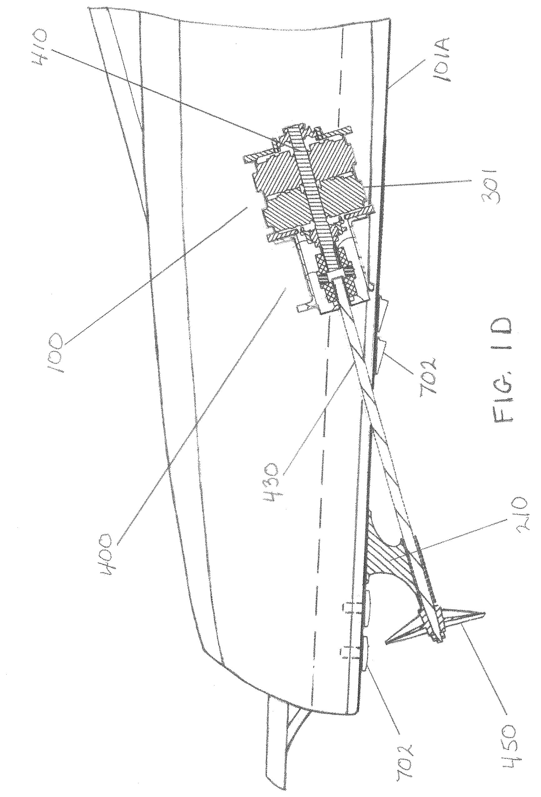 Patent US11772768 Figure 3 – Axial flux propulsion system for an electric boat