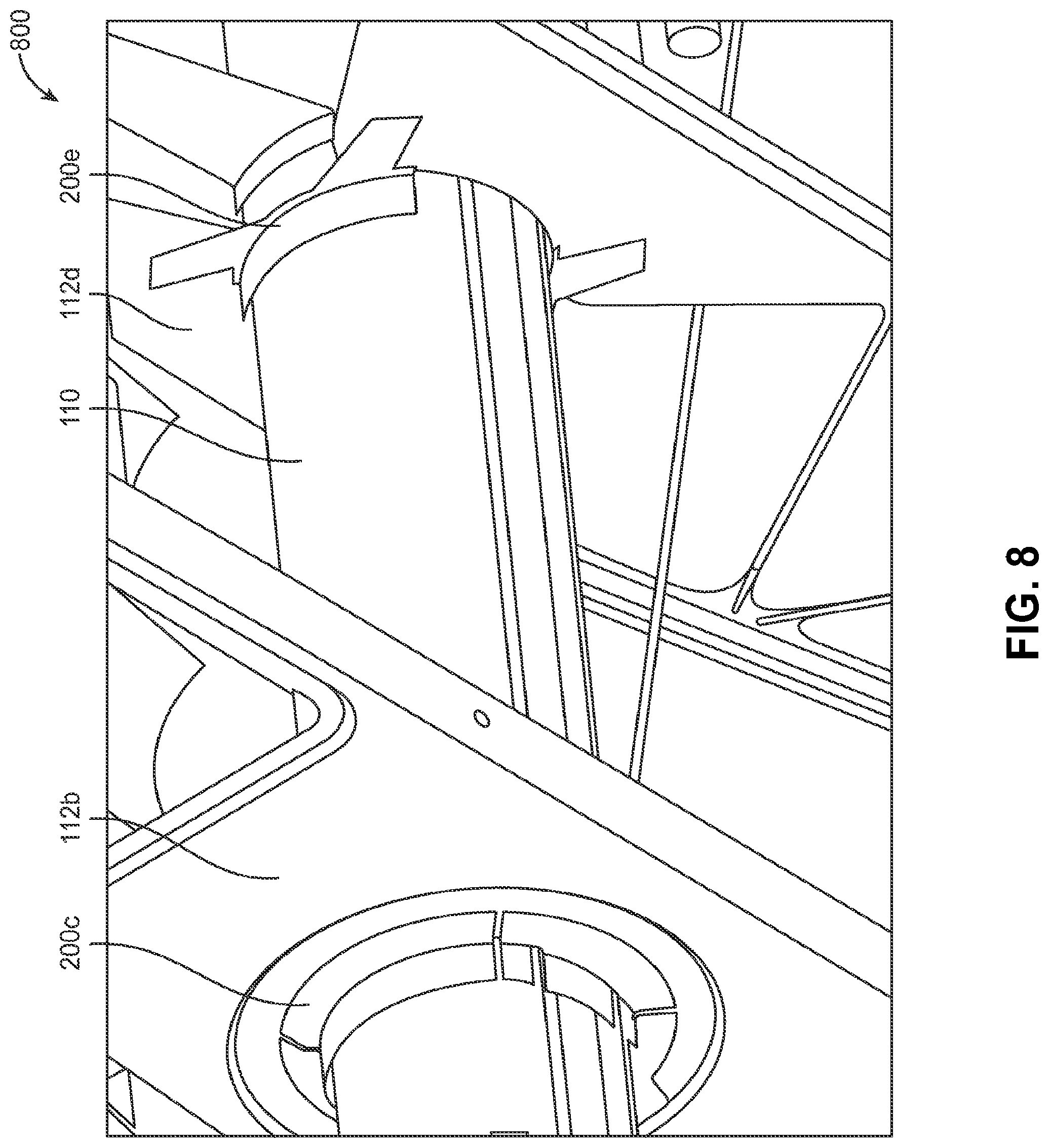 Patent US11772774 Figure 8 – Rib mounting flanges for an unmanned aerial vehicle