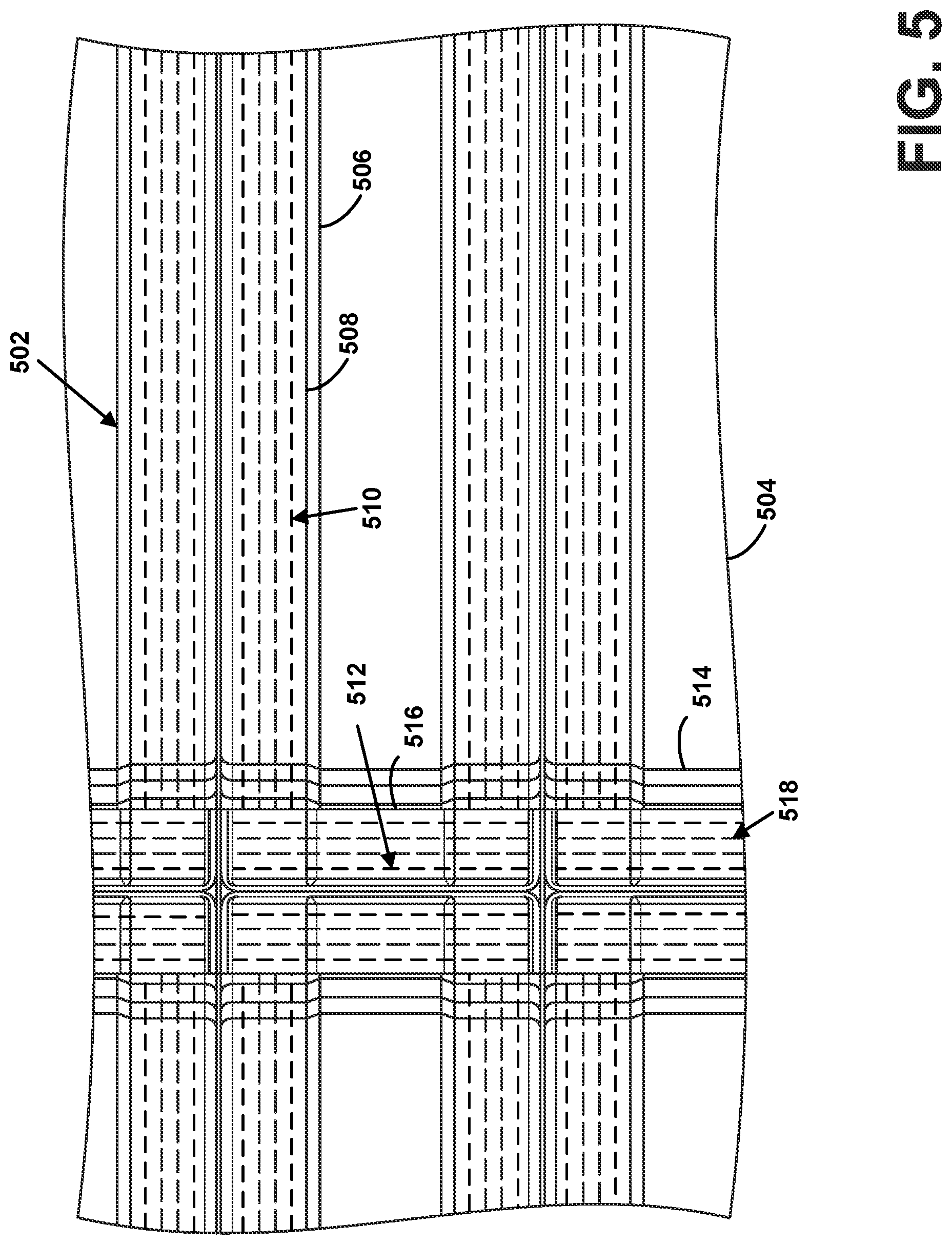 Patent US11772775 Figure 5 – Shear ties for aircraft wing