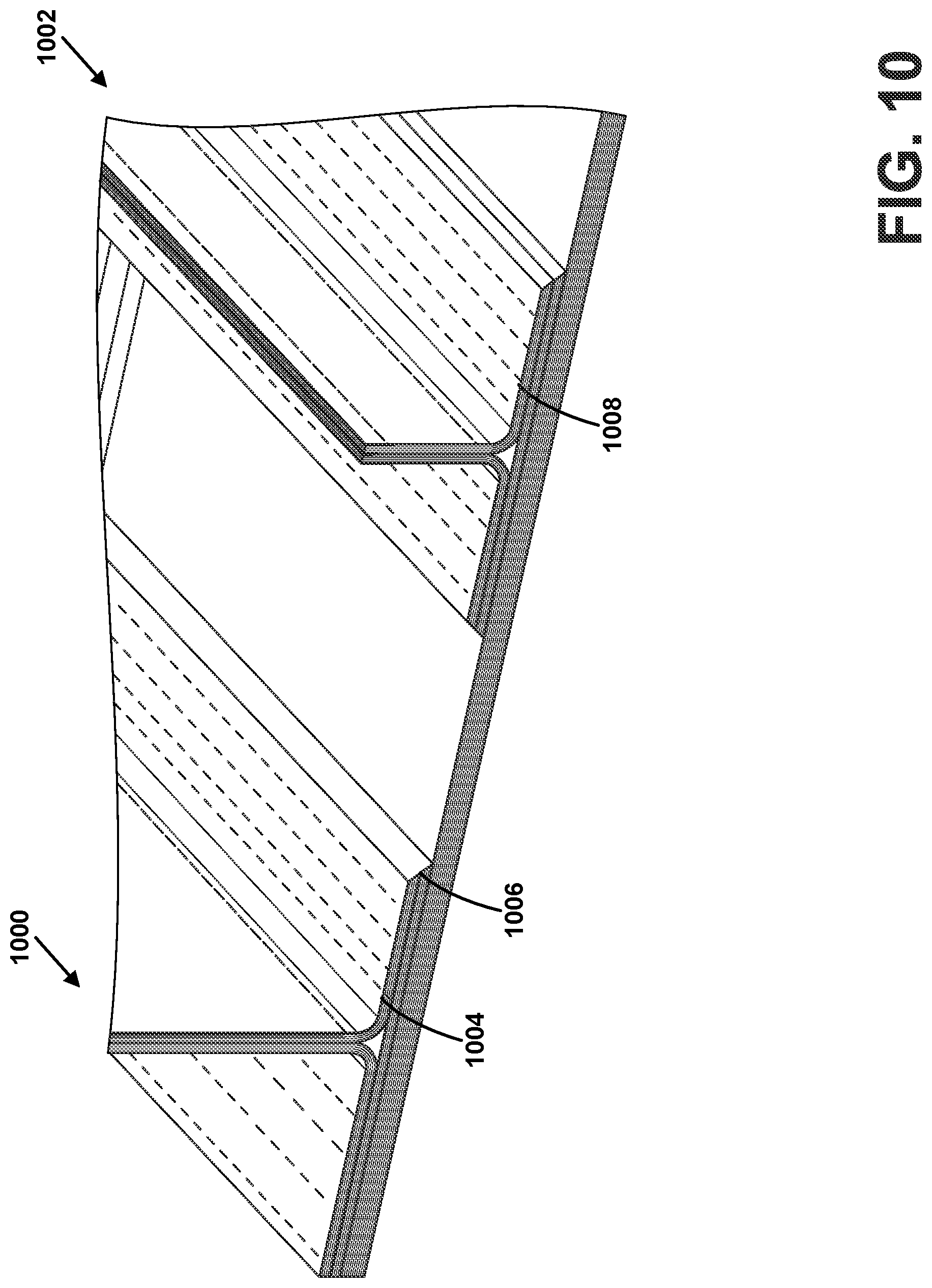 Patent US11772775 Figure 10 – Shear ties for aircraft wing