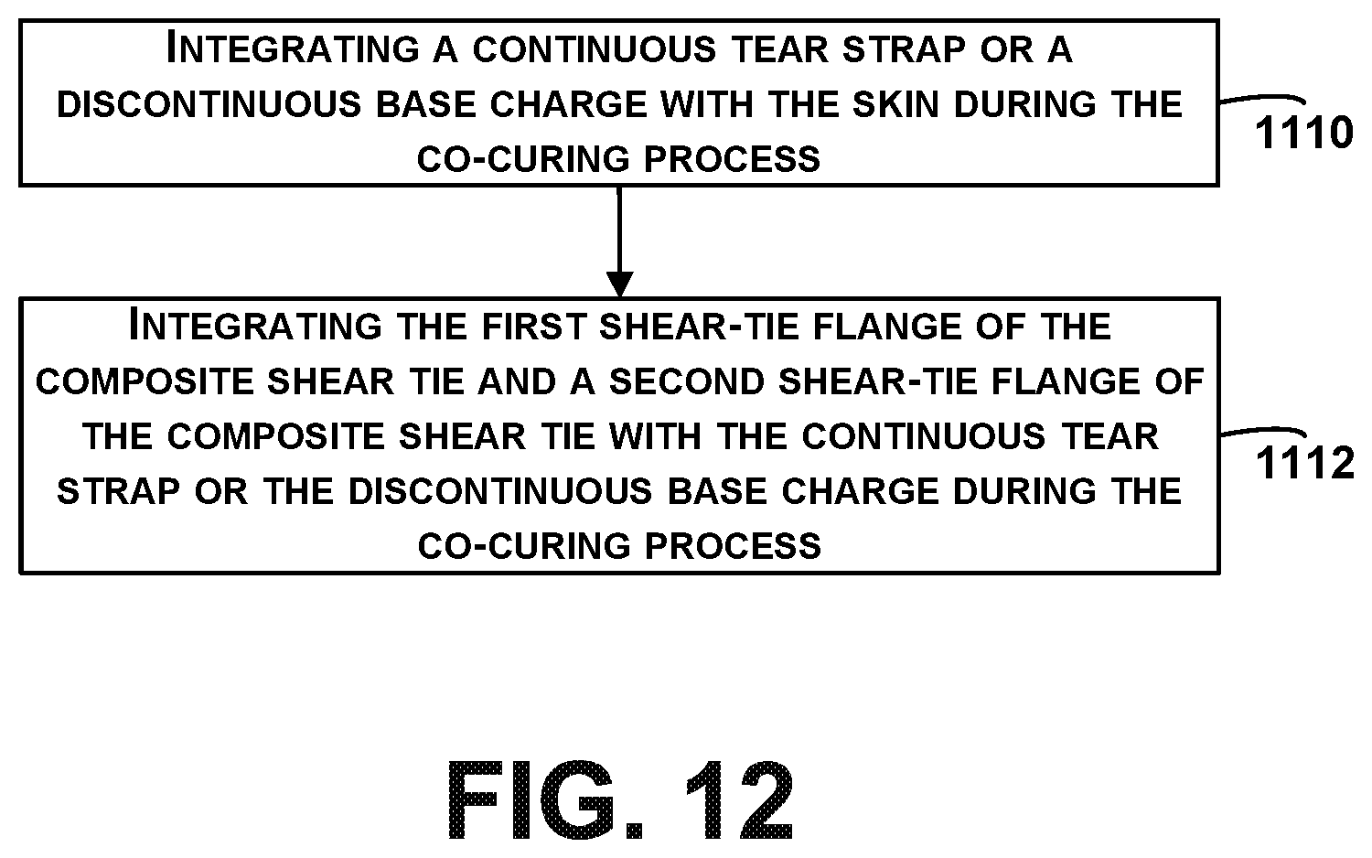 Patent US11772775 Figure 12 – Shear ties for aircraft wing