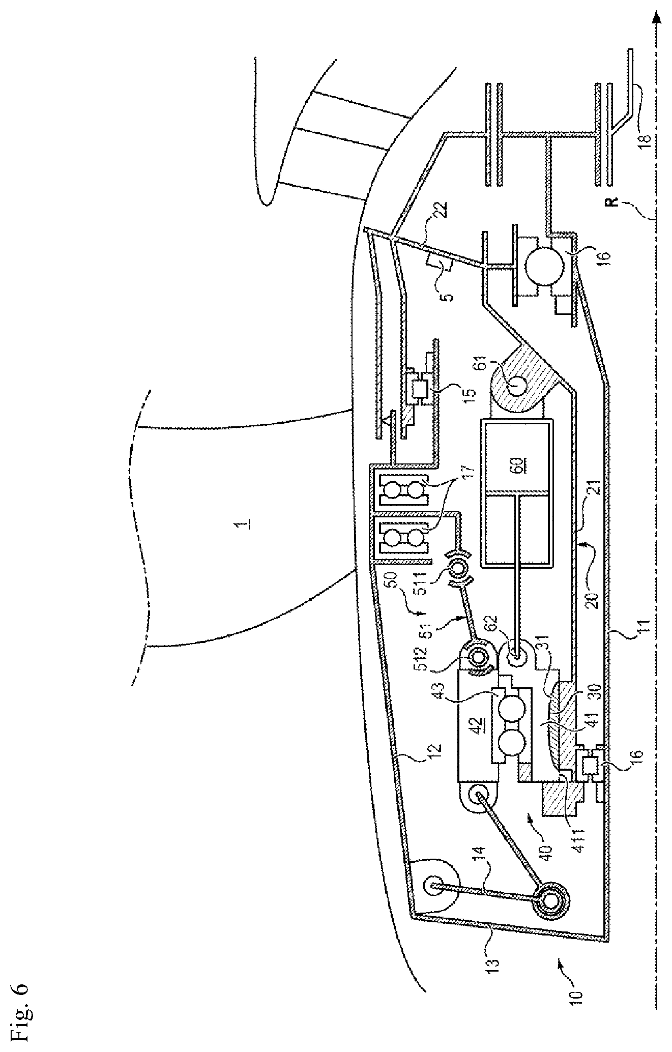 Patent US11772778 Figure 7 – System for controlling the cyclic setting of blades