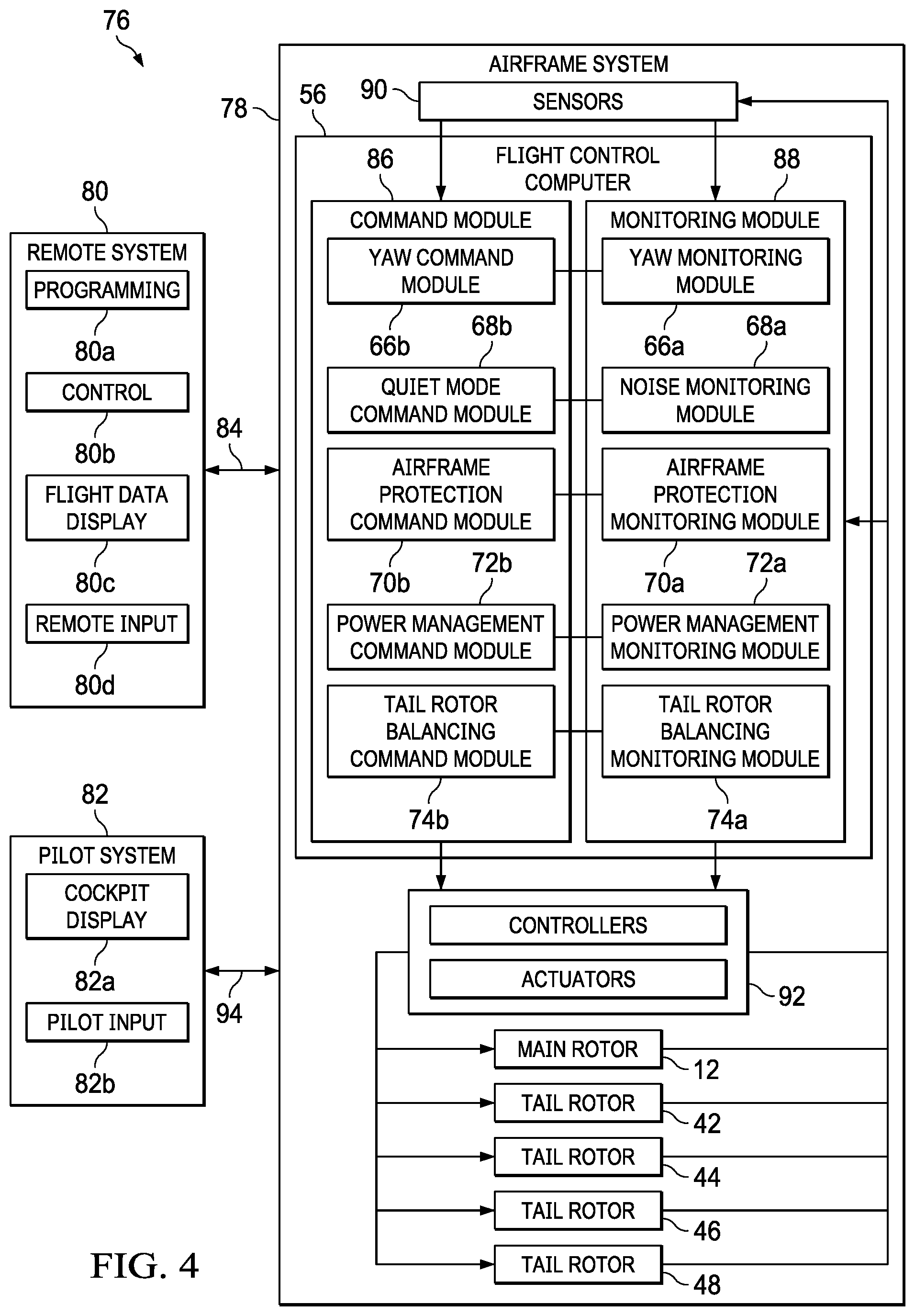 Patent US11772785 Figure 6 – Tail rotor configurations for rotorcraft yaw control systems