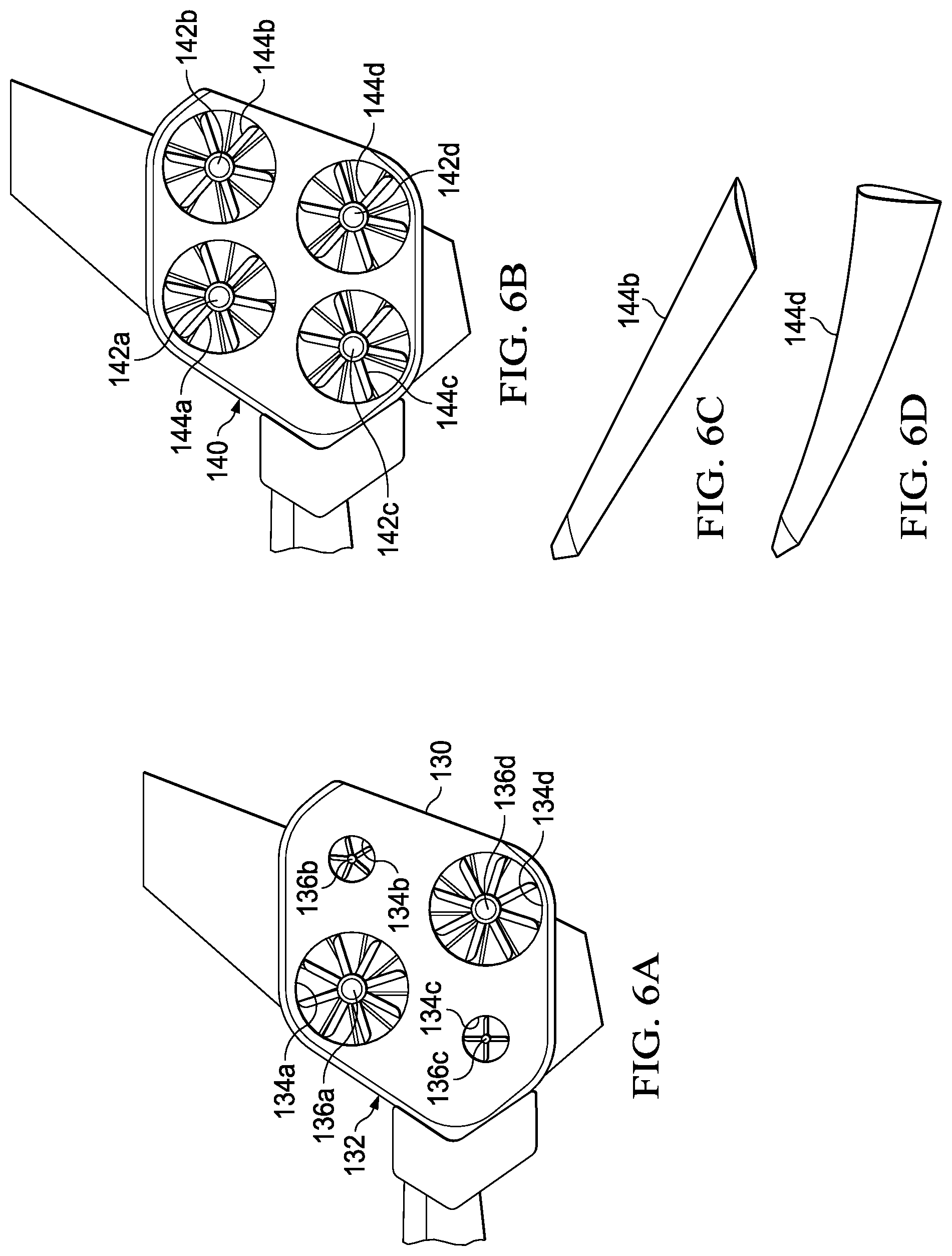 Patent US11772785 Figure 8 – Tail rotor configurations for rotorcraft yaw control systems