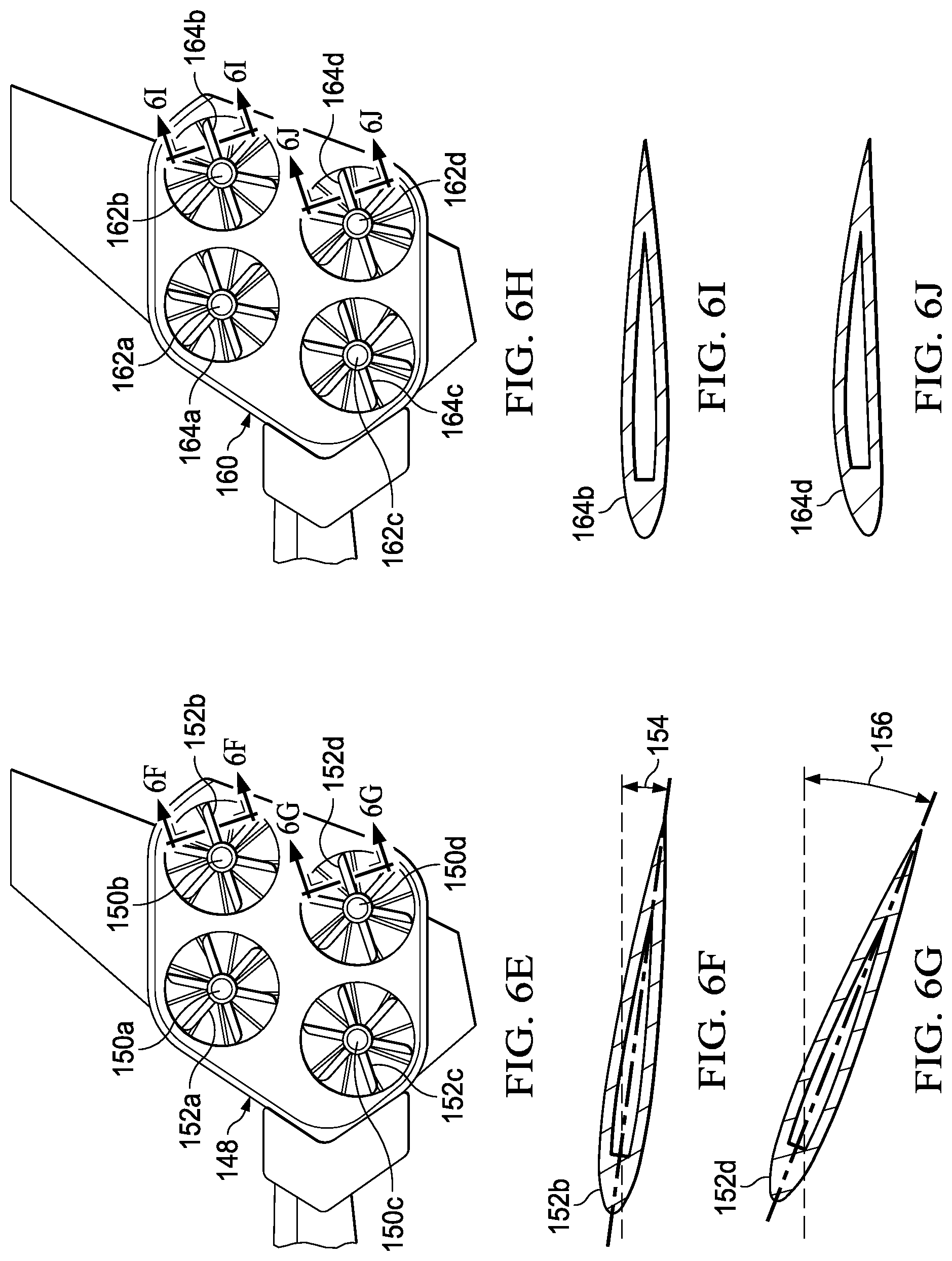 Patent US11772785 Figure 9 – Tail rotor configurations for rotorcraft yaw control systems