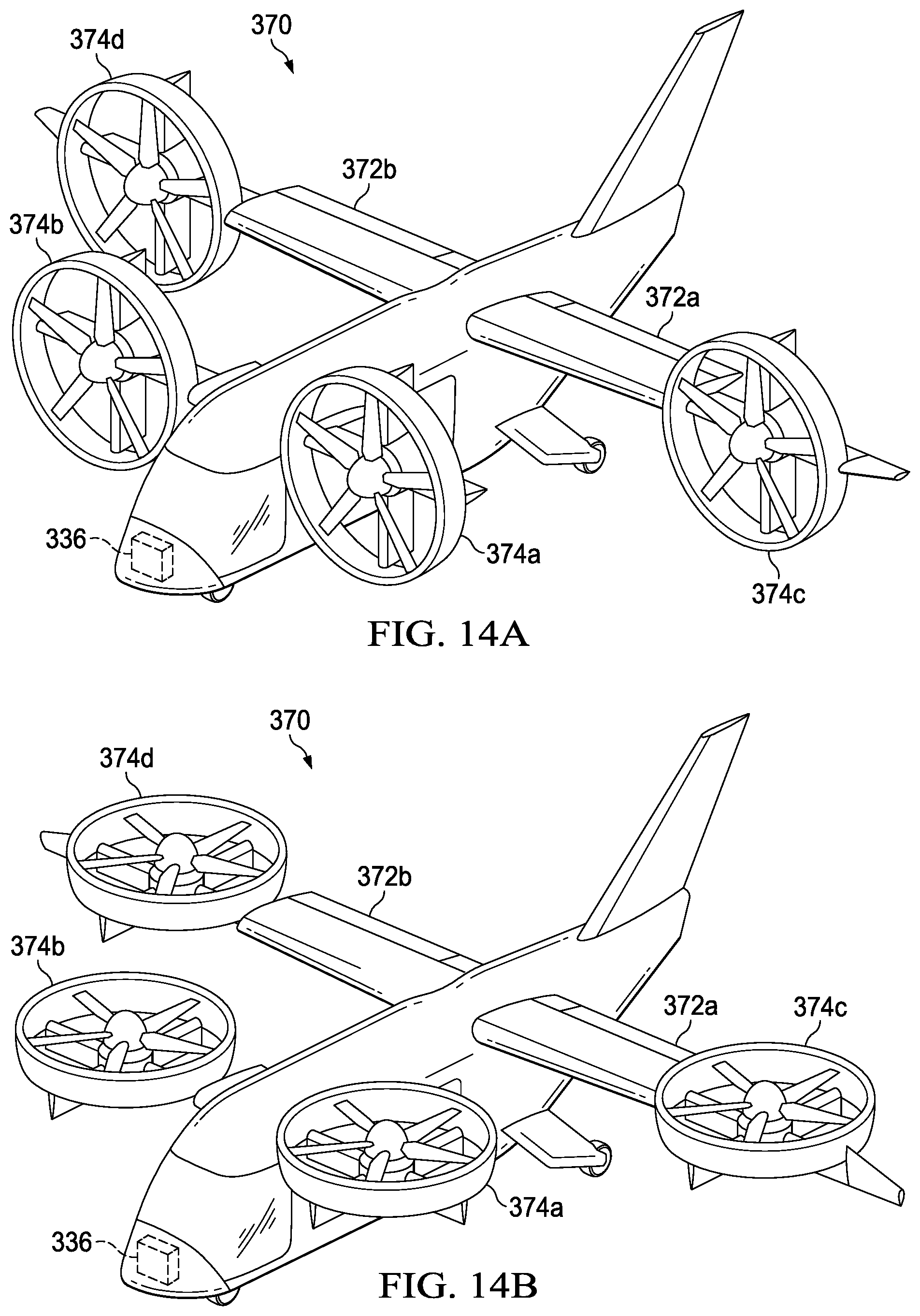 Patent US11772785 Figure 19 – Tail rotor configurations for rotorcraft yaw control systems