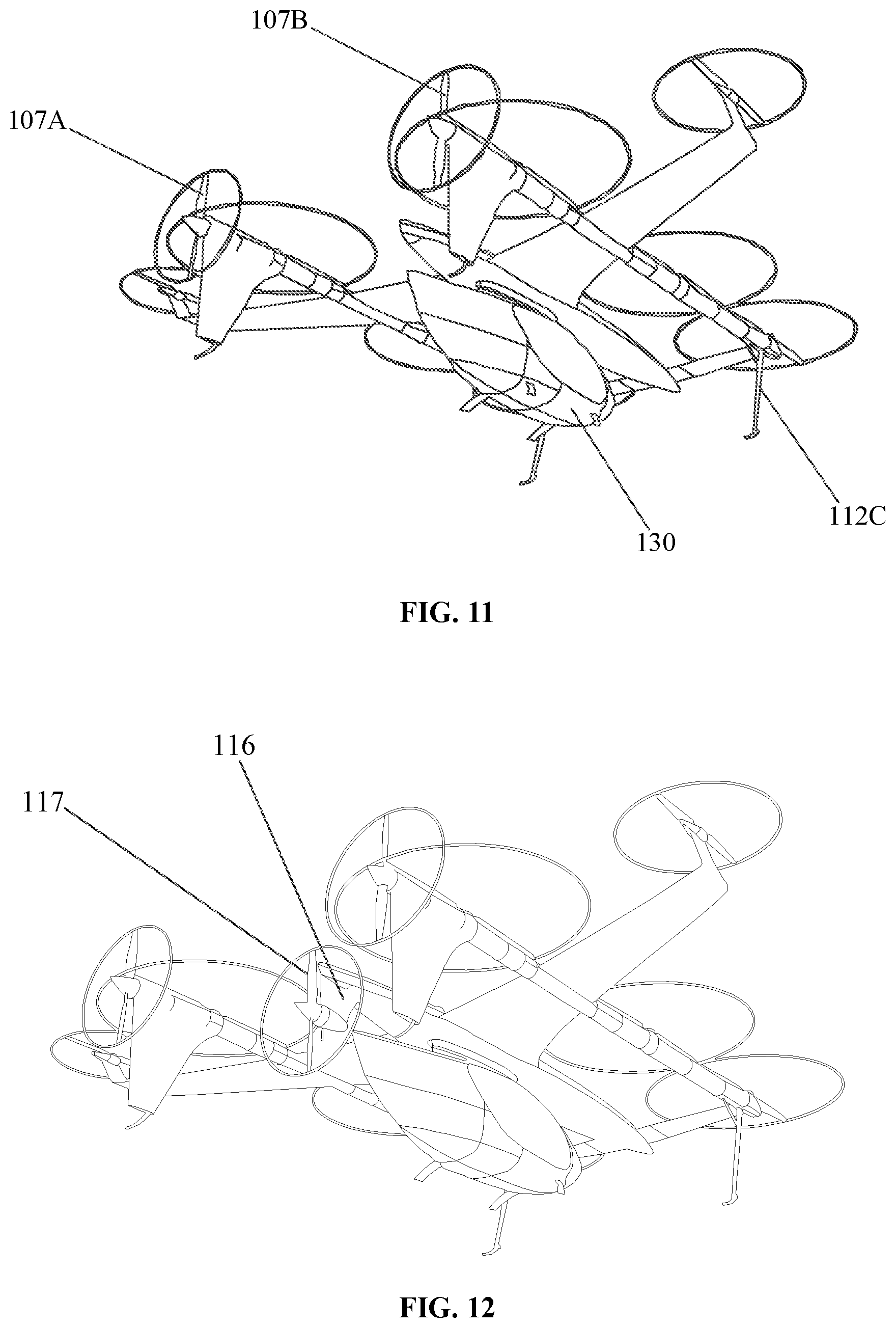 Patent US11772786 Figure 10 – Method of flight control in a vertical takeoff and landing aerial vehicle with angled propellers
