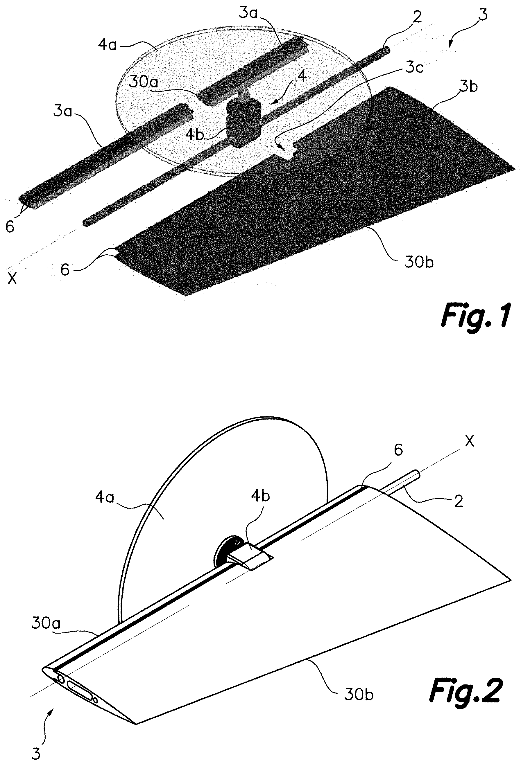 Patent US11772787 Figure 1 – Unmanned aerial vehicle with different flight modes