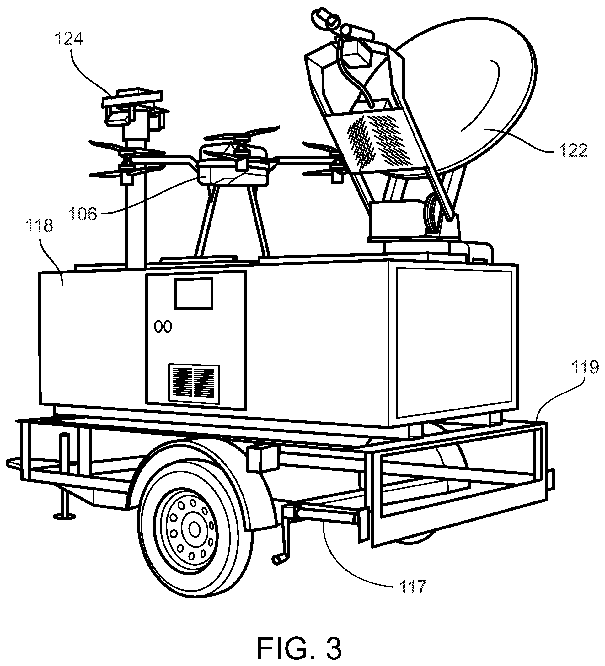 Patent US11772791 Figure 3 – Unmanned aerial vehicle tether system