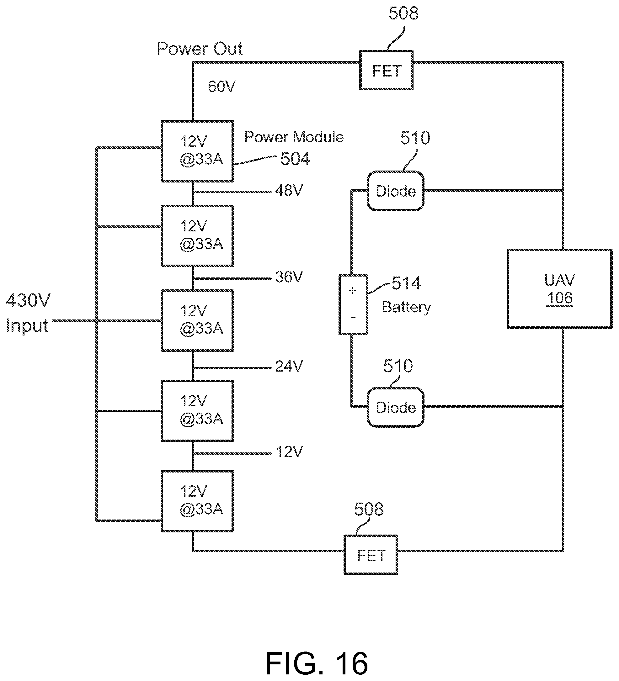 Patent US11772791 Figure 16 – Unmanned aerial vehicle tether system