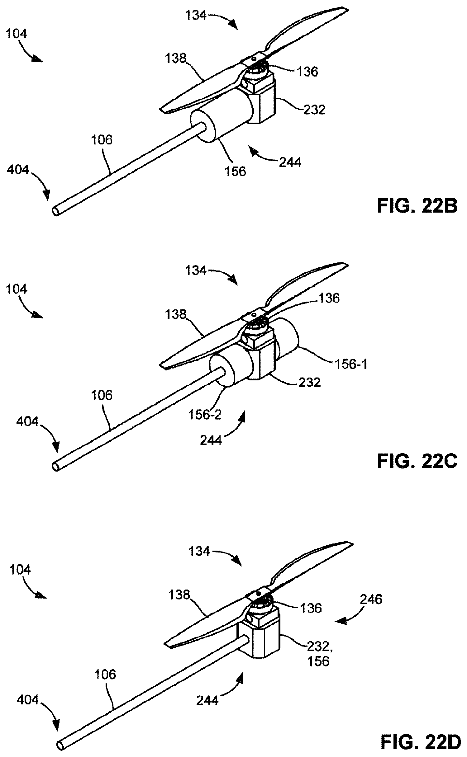 Patent US11772794 Figure 19 – Pilotless transportation aerial-vehicle having distributed-batteries and powering method therefor