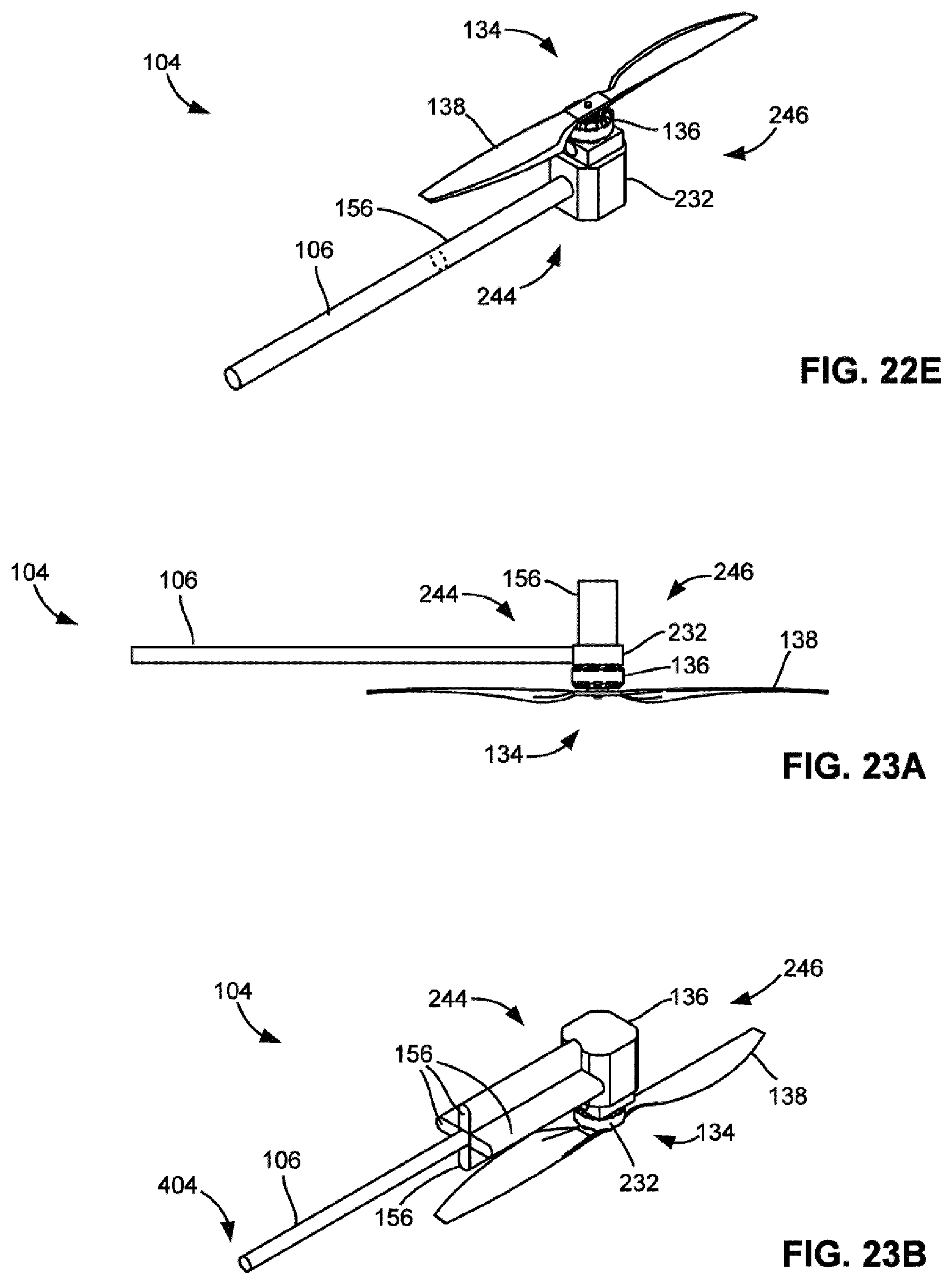 Patent US11772794 Figure 20 – Pilotless transportation aerial-vehicle having distributed-batteries and powering method therefor