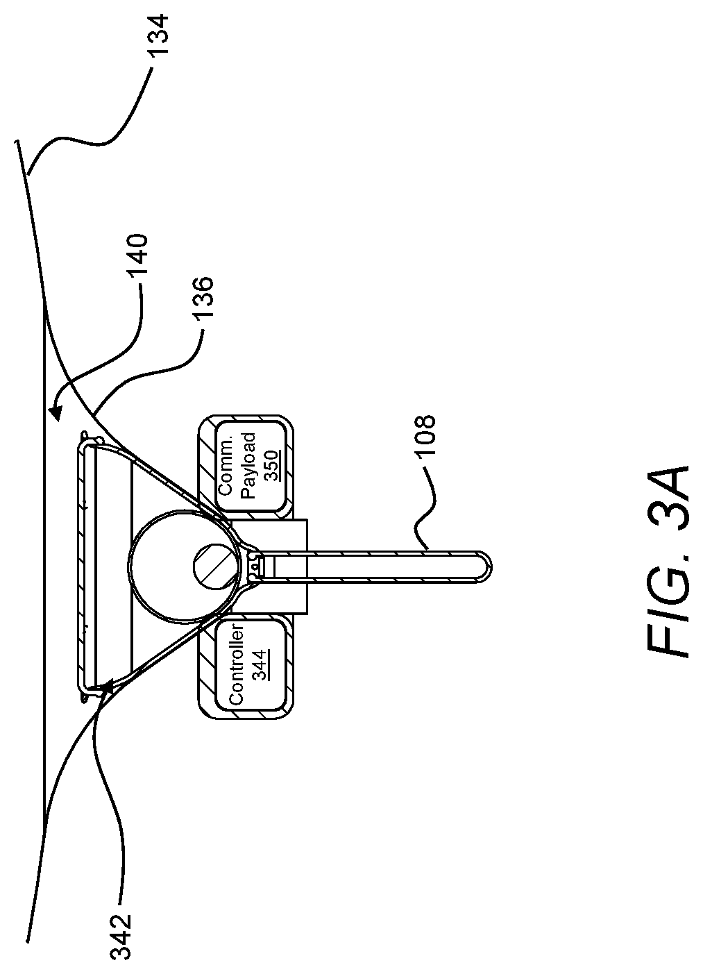 Patent US11772795 Figure 5 – Payload deployment from aerostats