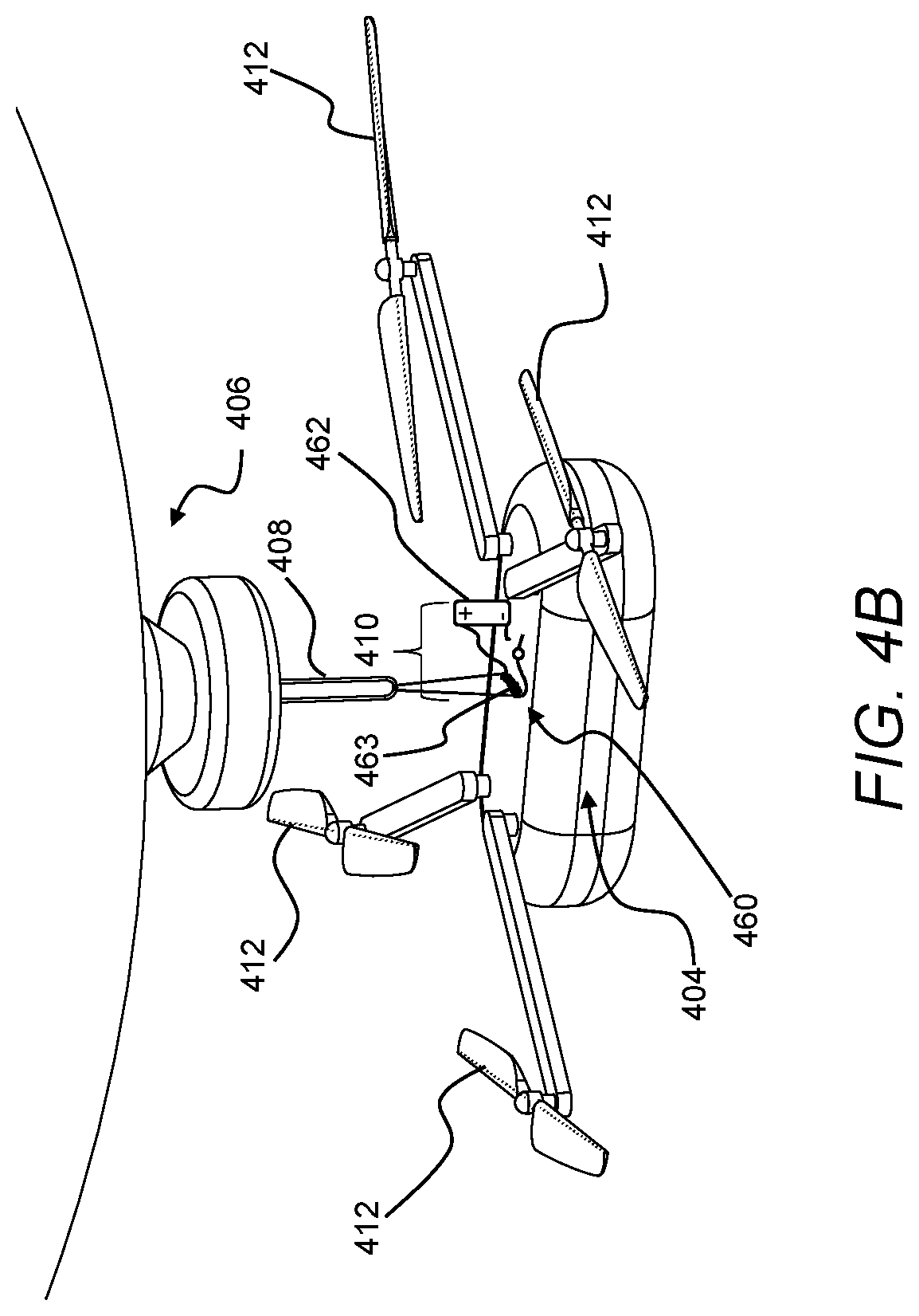 Patent US11772795 Figure 8 – Payload deployment from aerostats