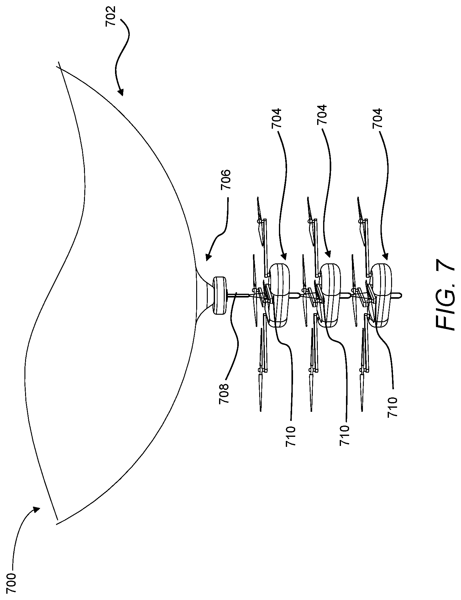 Patent US11772795 Figure 11 – Payload deployment from aerostats