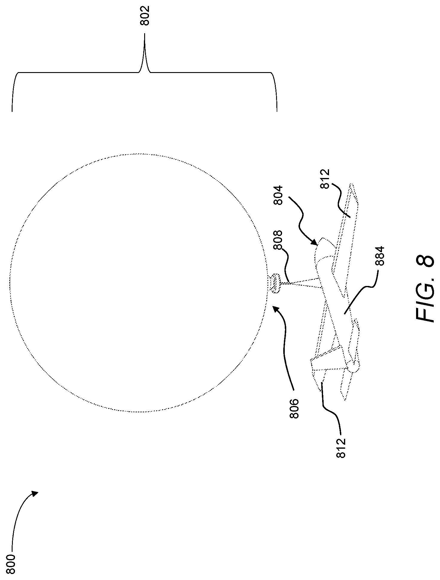 Patent US11772795 Figure 12 – Payload deployment from aerostats