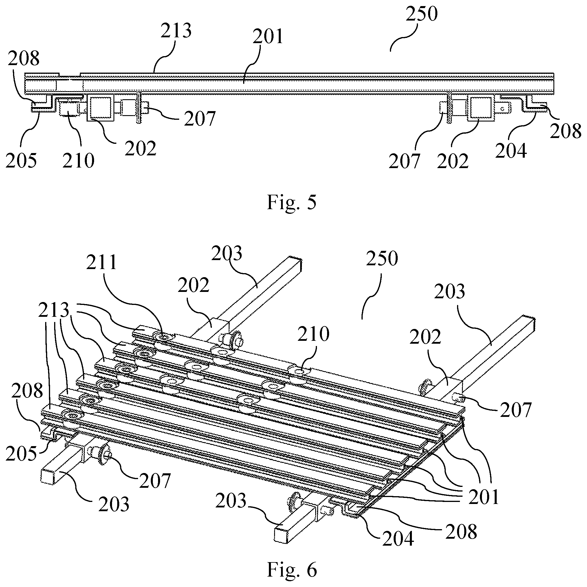Patent US11772796 Figure 5 – System and method for mounting items to an aircraft floor