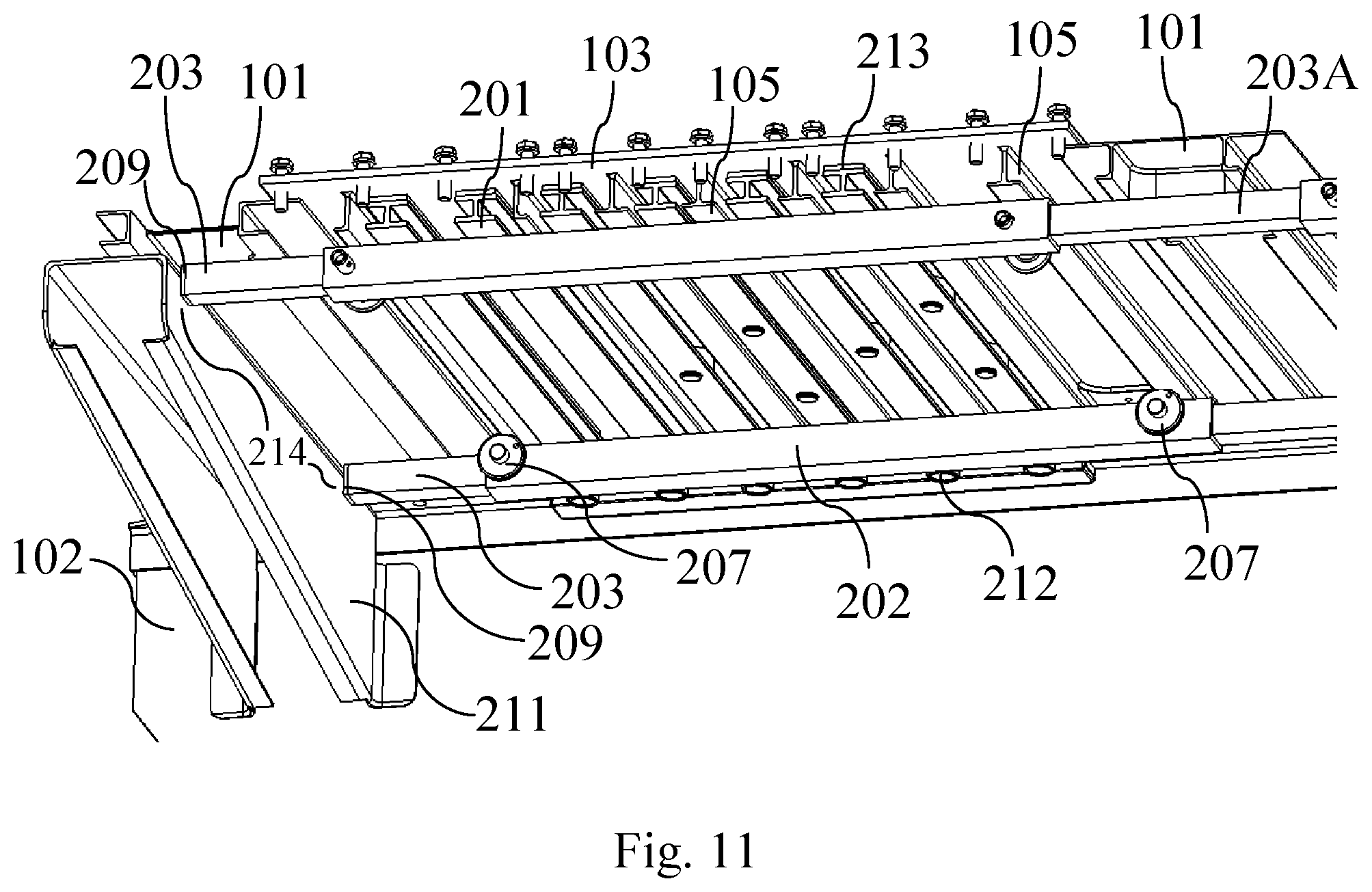 Patent US11772796 Figure 9 – System and method for mounting items to an aircraft floor