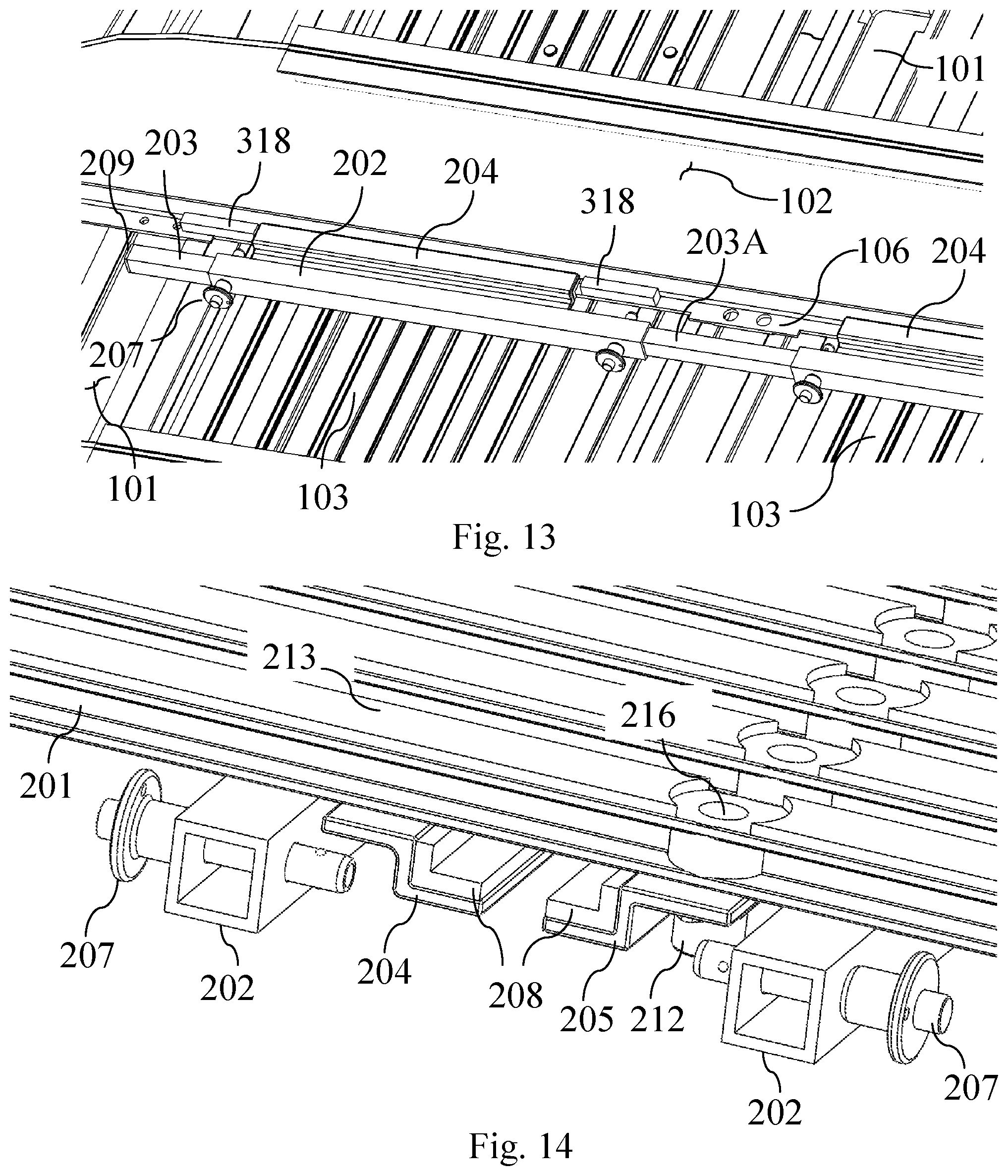 Patent US11772796 Figure 11 – System and method for mounting items to an aircraft floor