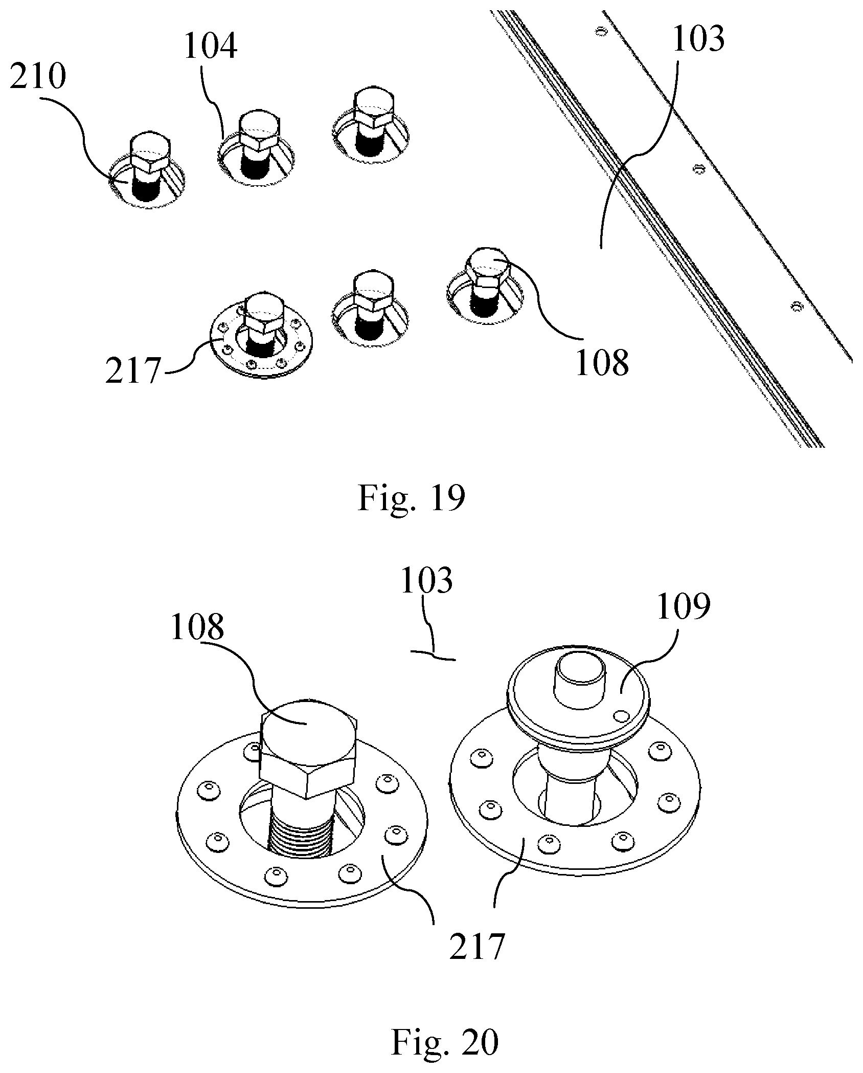 Patent US11772796 Figure 15 – System and method for mounting items to an aircraft floor