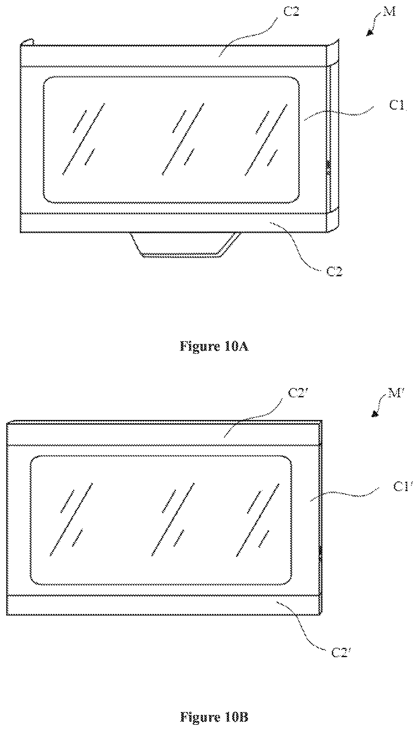 Patent US11772797 Figure 8 – Integrated aircraft passenger entertainment device, aircraft passenger seat and aircraft