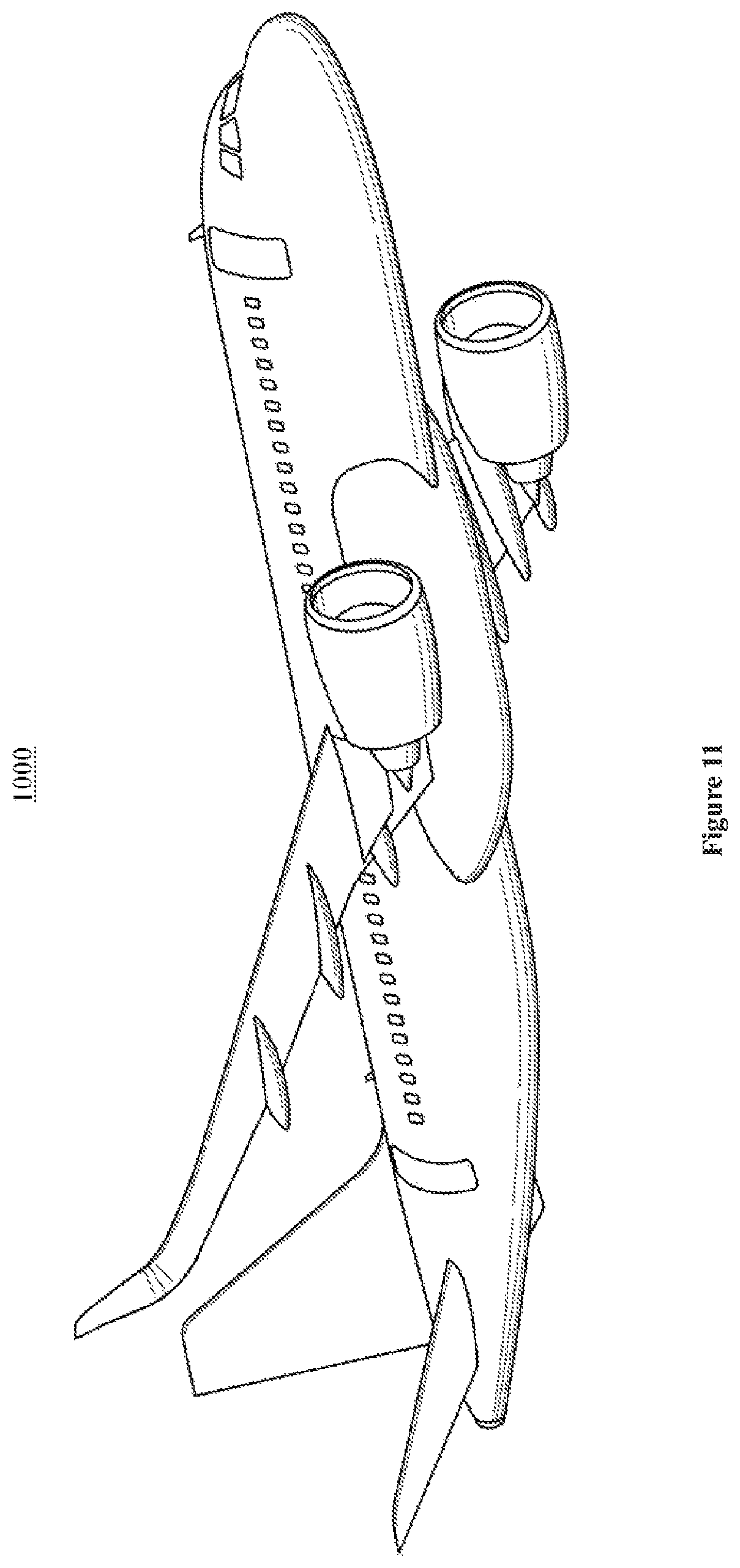 Patent US11772797 Figure 9 – Integrated aircraft passenger entertainment device, aircraft passenger seat and aircraft