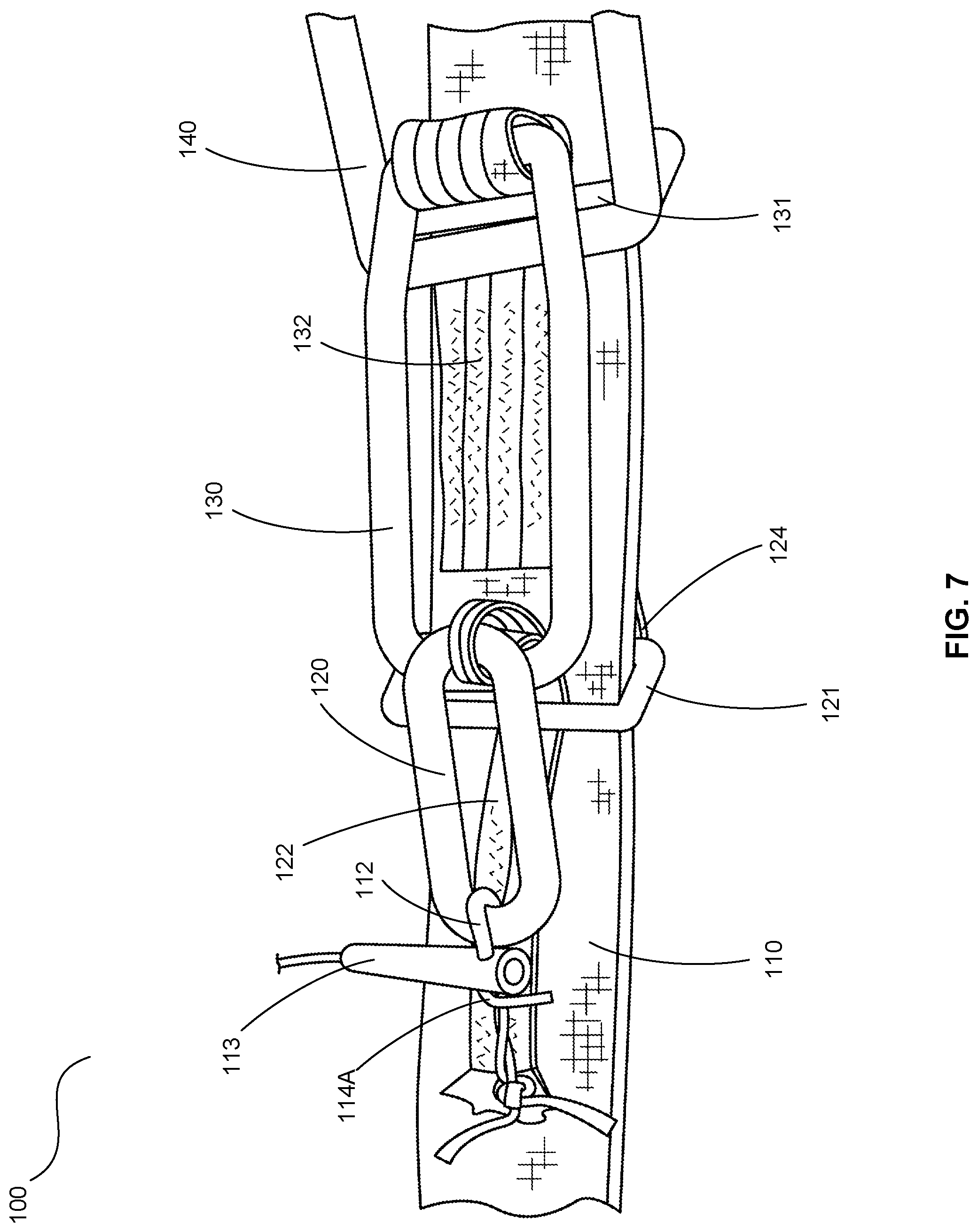 Patent US11772802 Figure 8 – Ring release systems and methods utilizing a removable pin