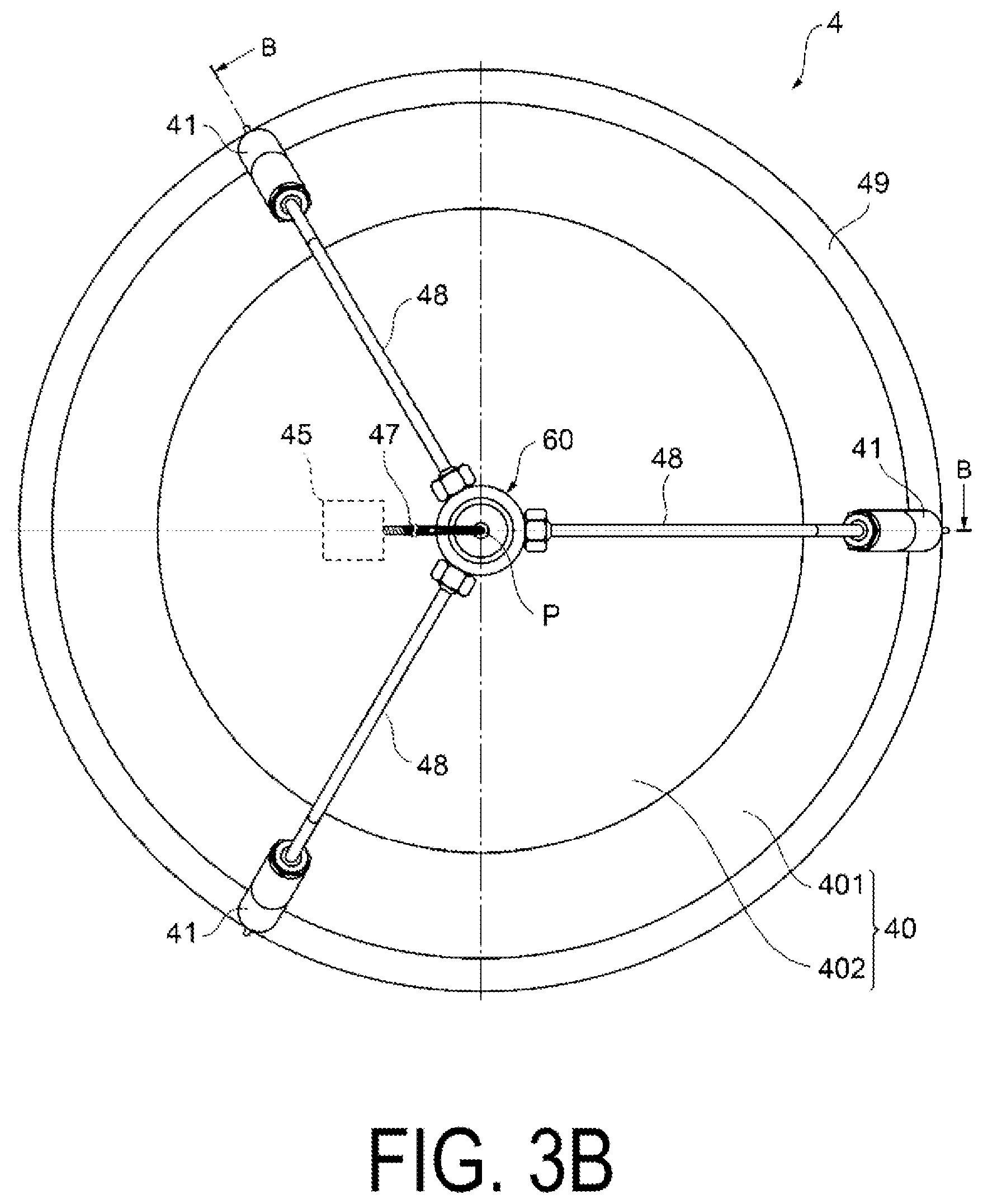 Patent US11772803 Figure 4 – Parachute device, flight device, and flying body ejection mechanism