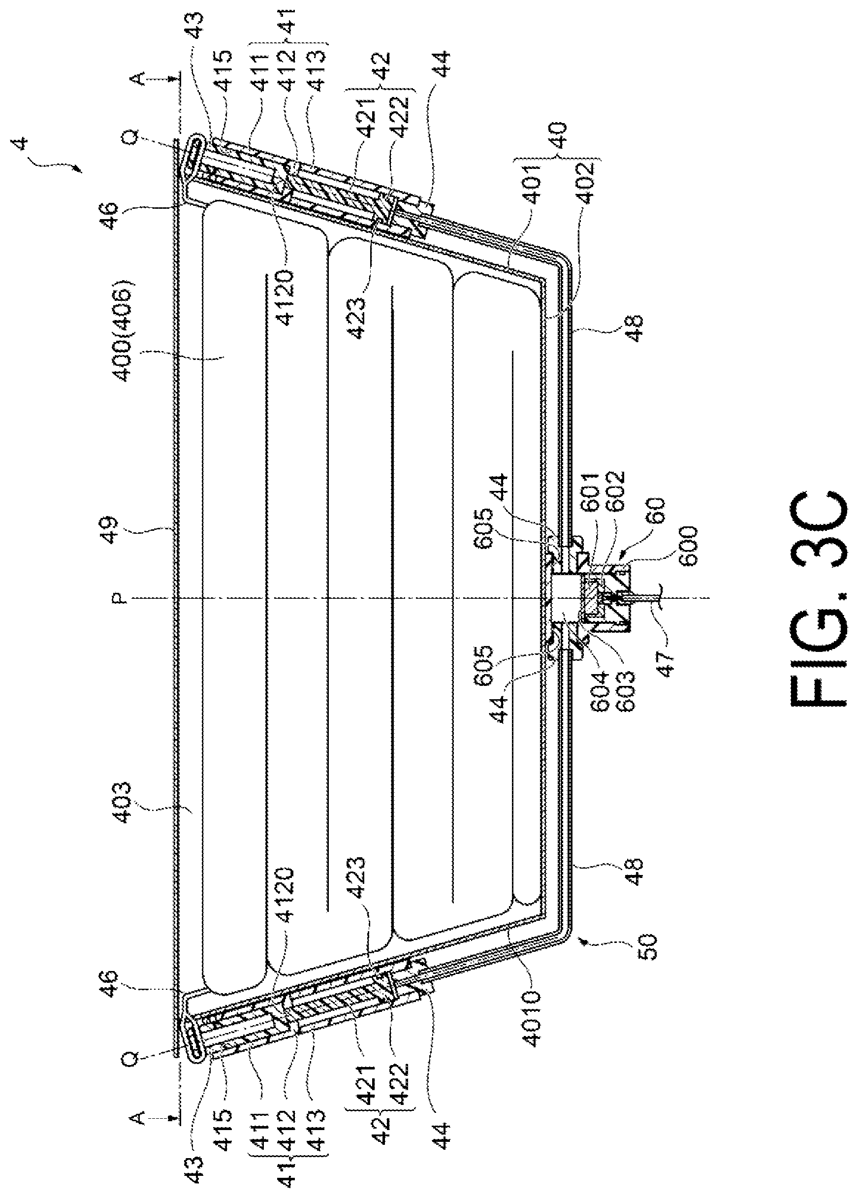 Patent US11772803 Figure 5 – Parachute device, flight device, and flying body ejection mechanism