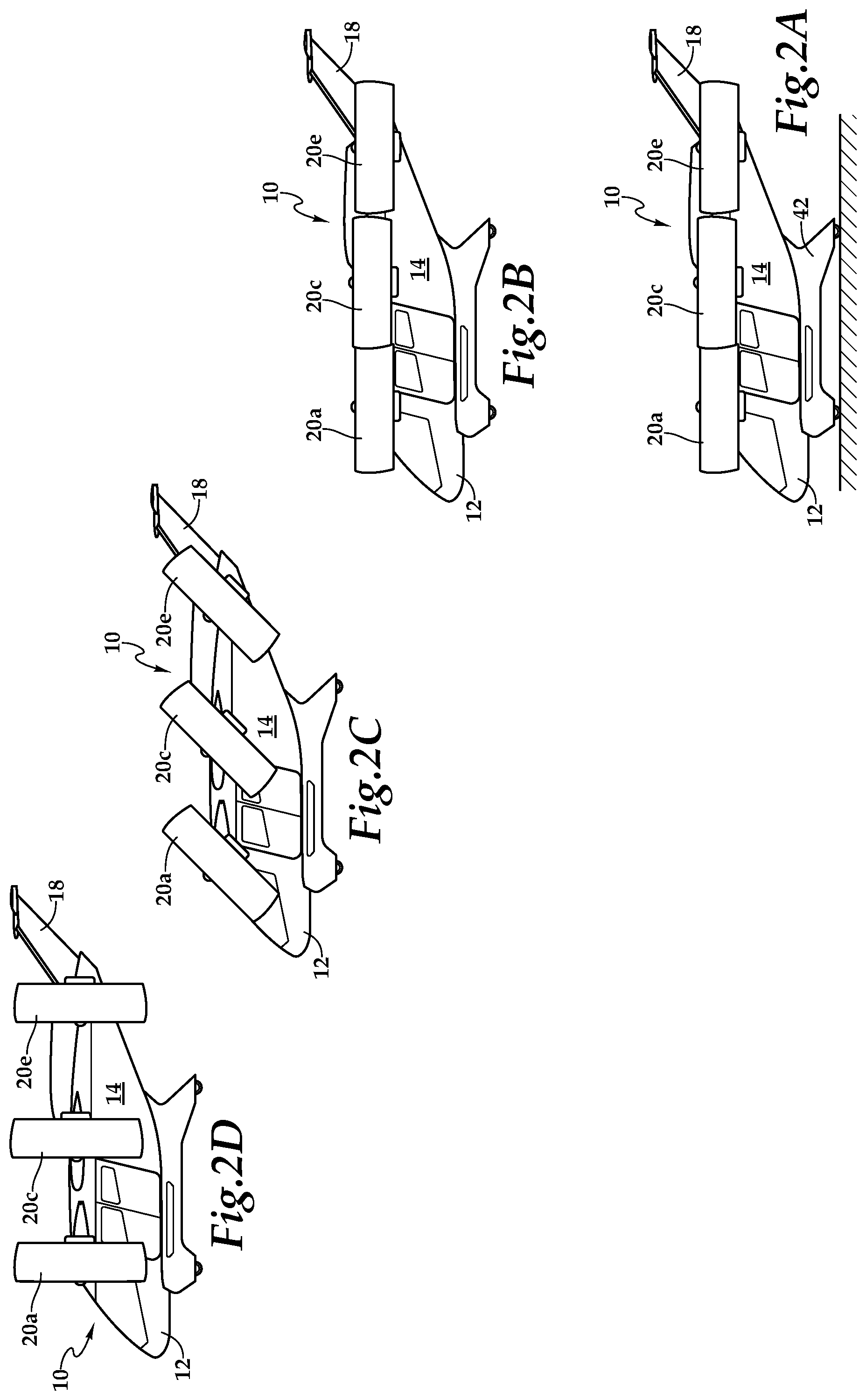 Patent US11772805 Figure 4 – Configurable electrical architectures for eVTOL aircraft
