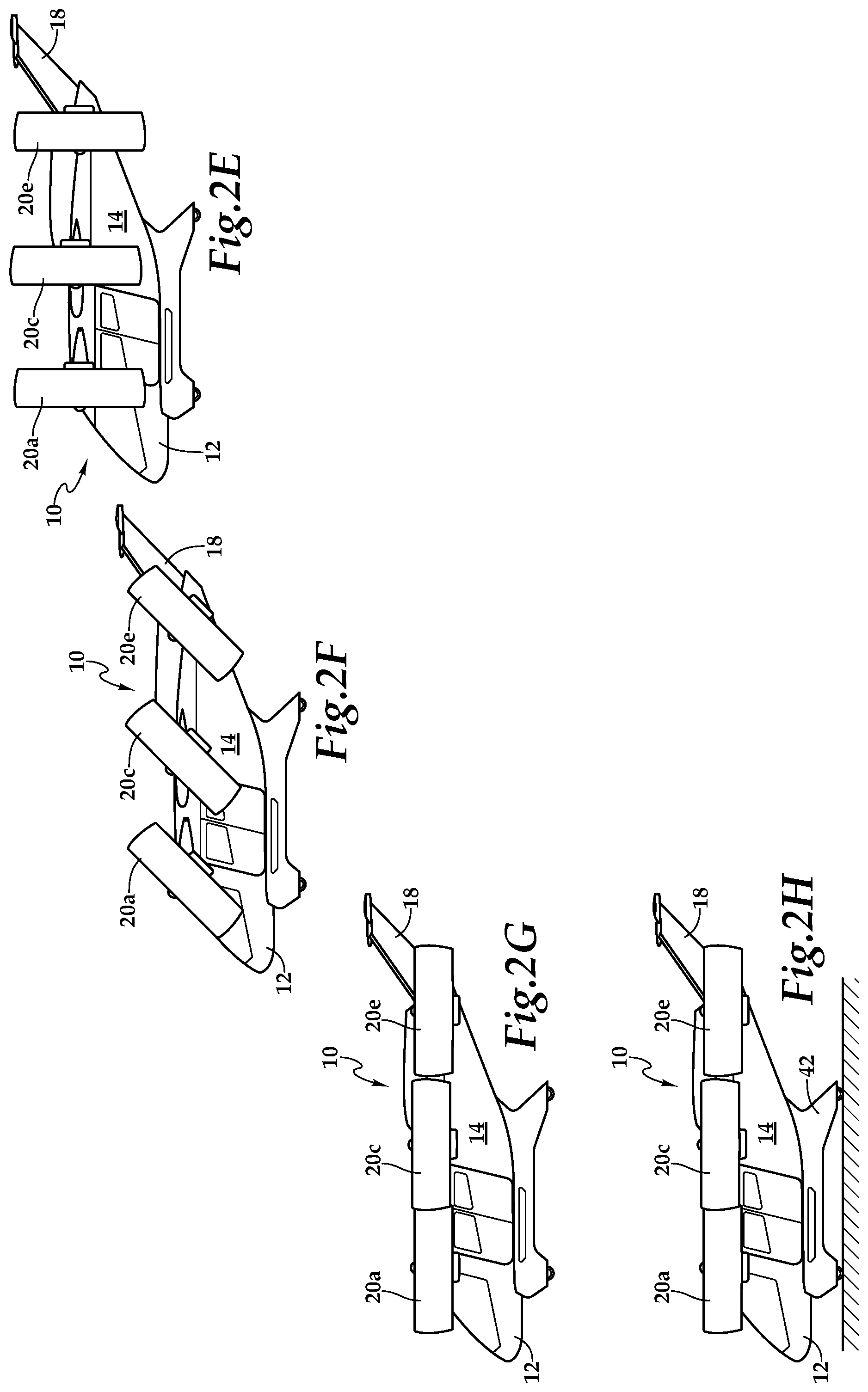 Patent US11772805 Figure 5 – Configurable electrical architectures for eVTOL aircraft