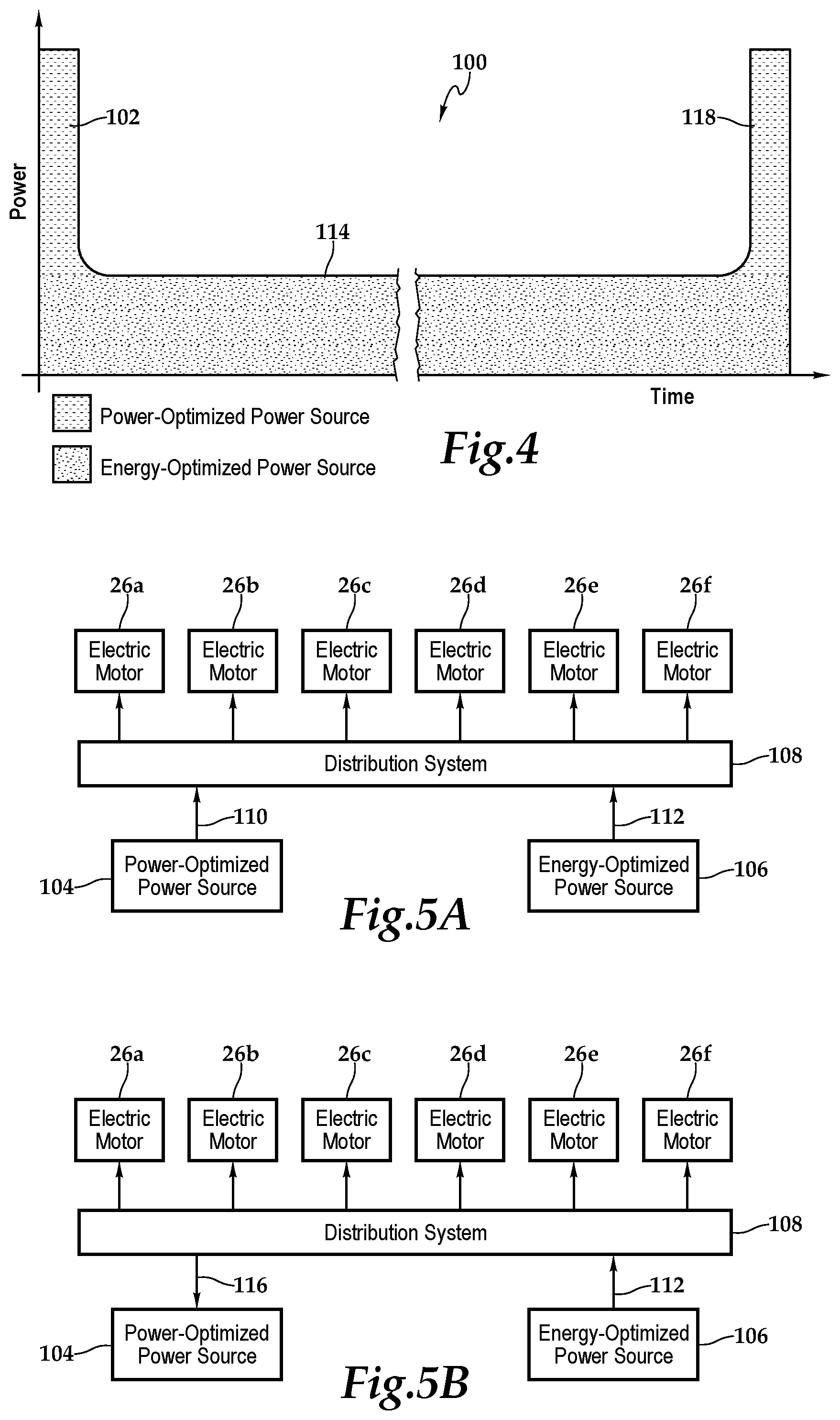 Patent US11772805 Figure 7 – Configurable electrical architectures for eVTOL aircraft