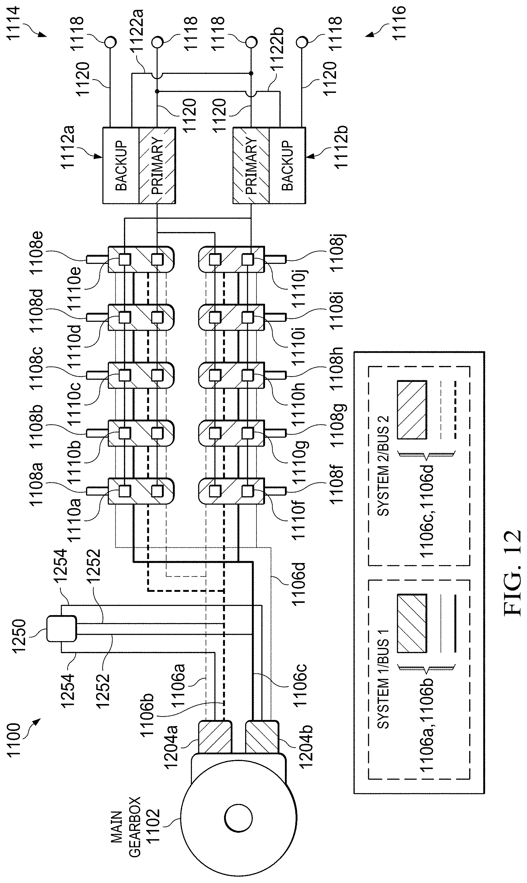 Patent US11772807 Figure 16 – Electric distributed anti-torque architecture
