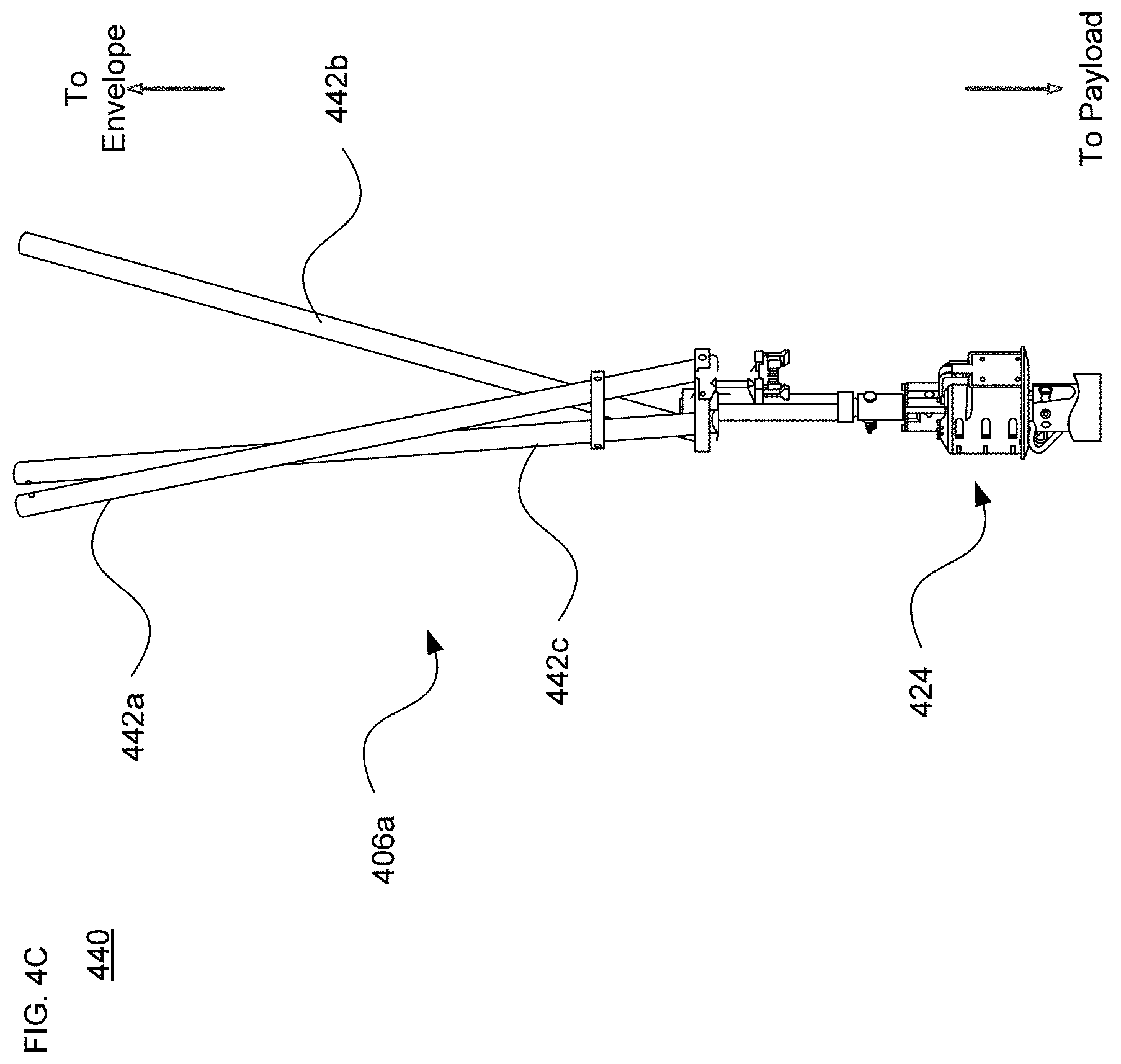 Patent US11772808 Figure 7 – Despin and rotational control architectures for lighter-than-air high altitude platforms