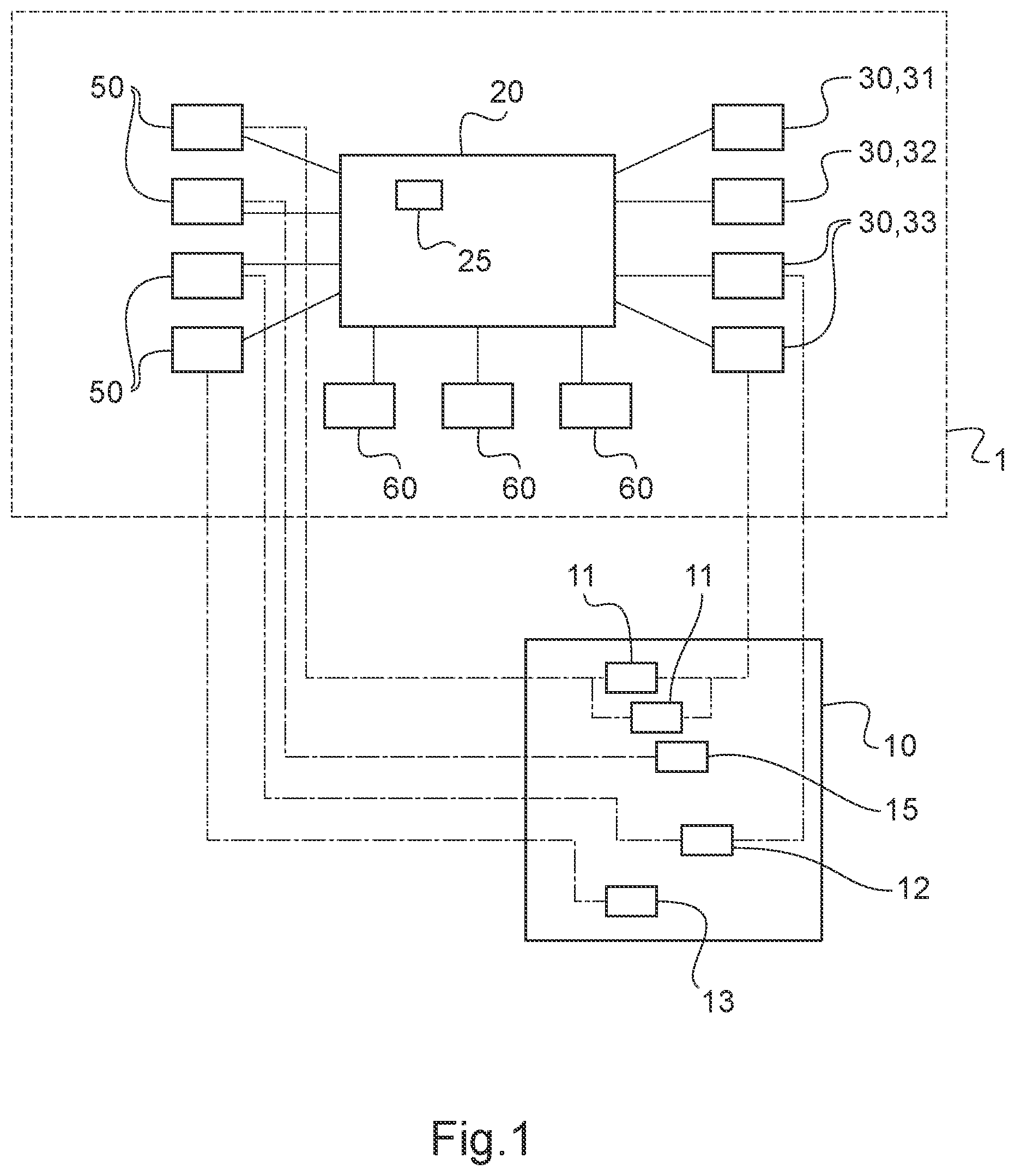 Patent US11772813 Figure 1 – Method and a device for managing risks and alerts