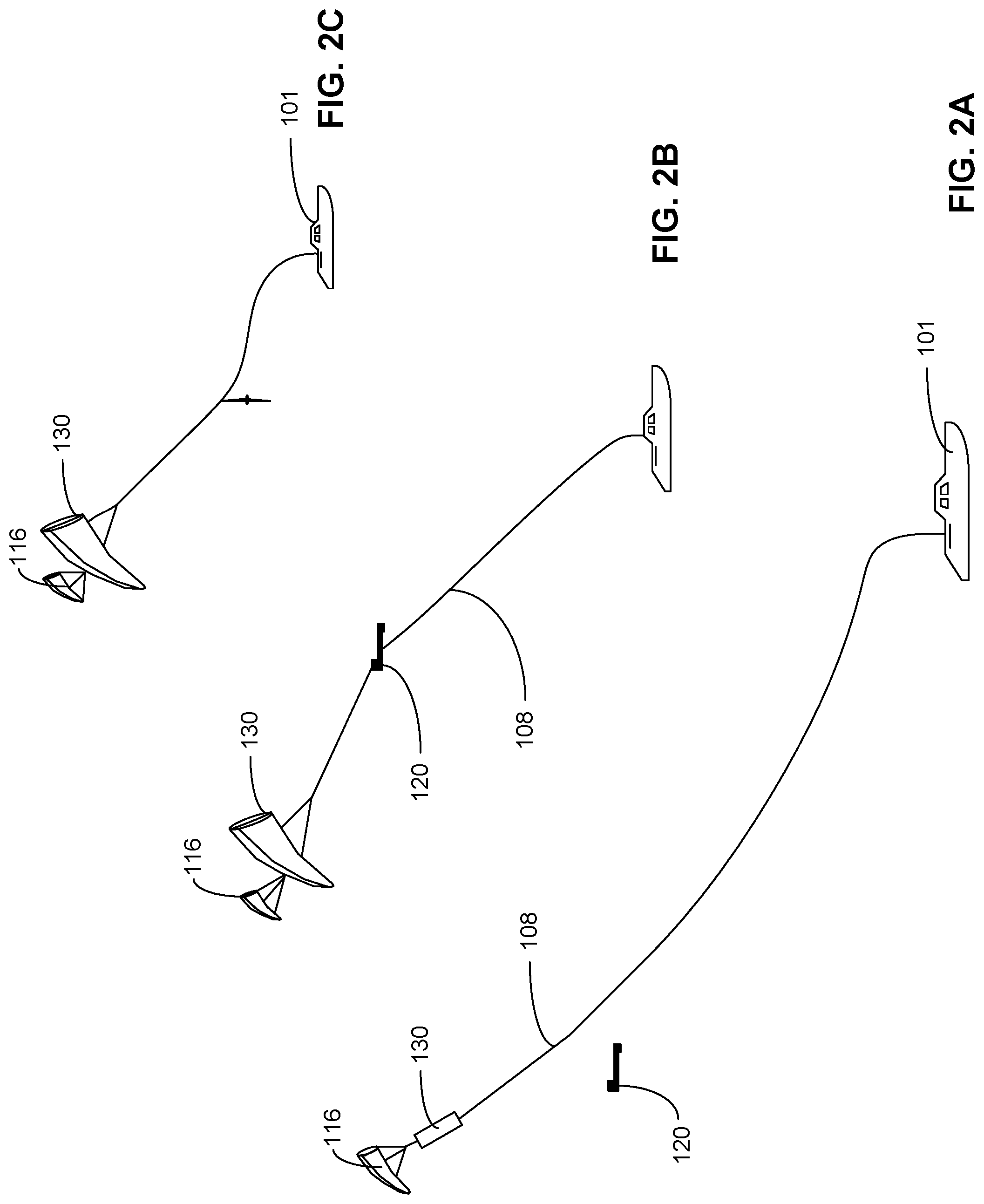 Patent US11772816 Figure 2 – Methods and apparatus to recover unmanned aerial vehicles with kites