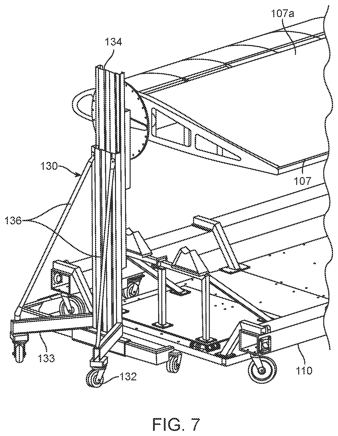 Patent US11772817 Figure 7 – Ground support equipment for a high altitude long endurance aircraft