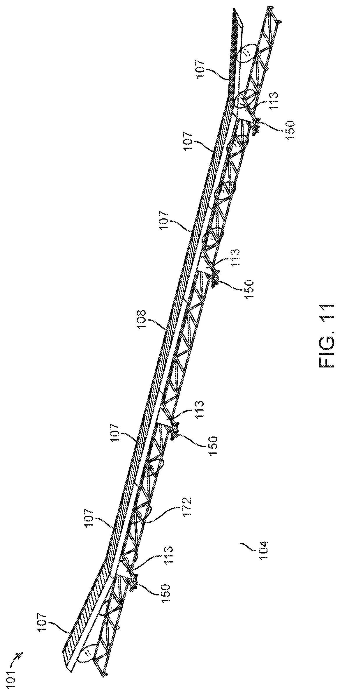 Patent US11772817 Figure 11 – Ground support equipment for a high altitude long endurance aircraft