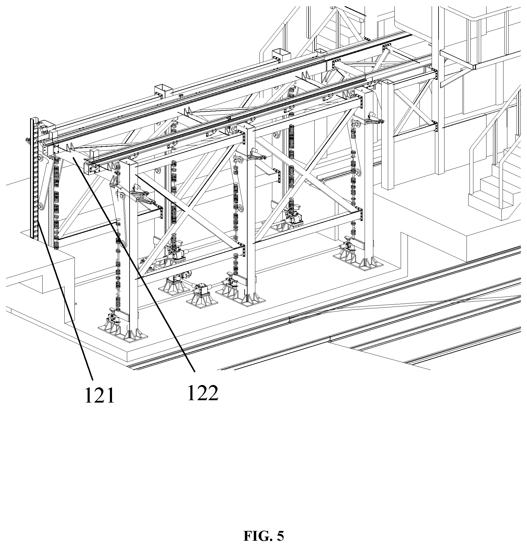 Patent US11772818 Figure 5 – Unmanned, rapid and circular transportation system for airport passengers and luggage