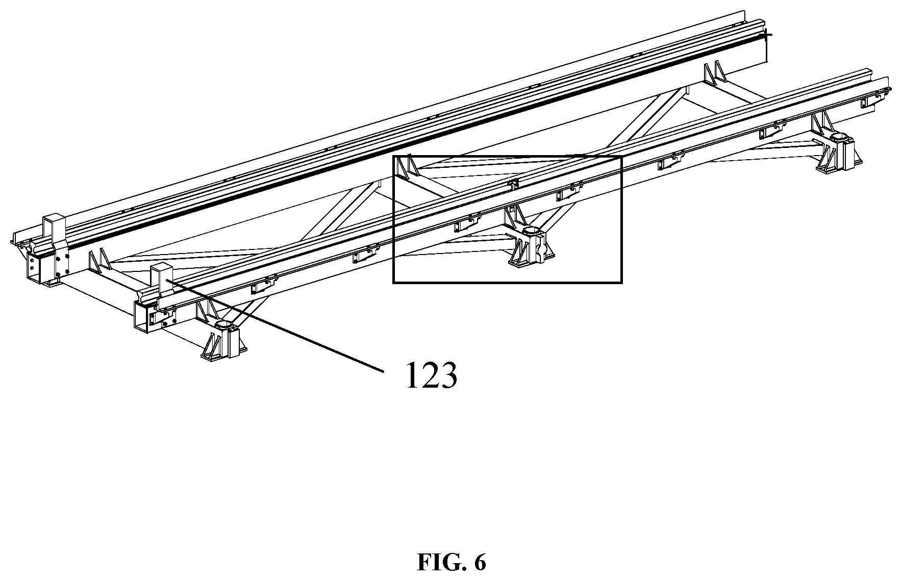 Patent US11772818 Figure 6 – Unmanned, rapid and circular transportation system for airport passengers and luggage