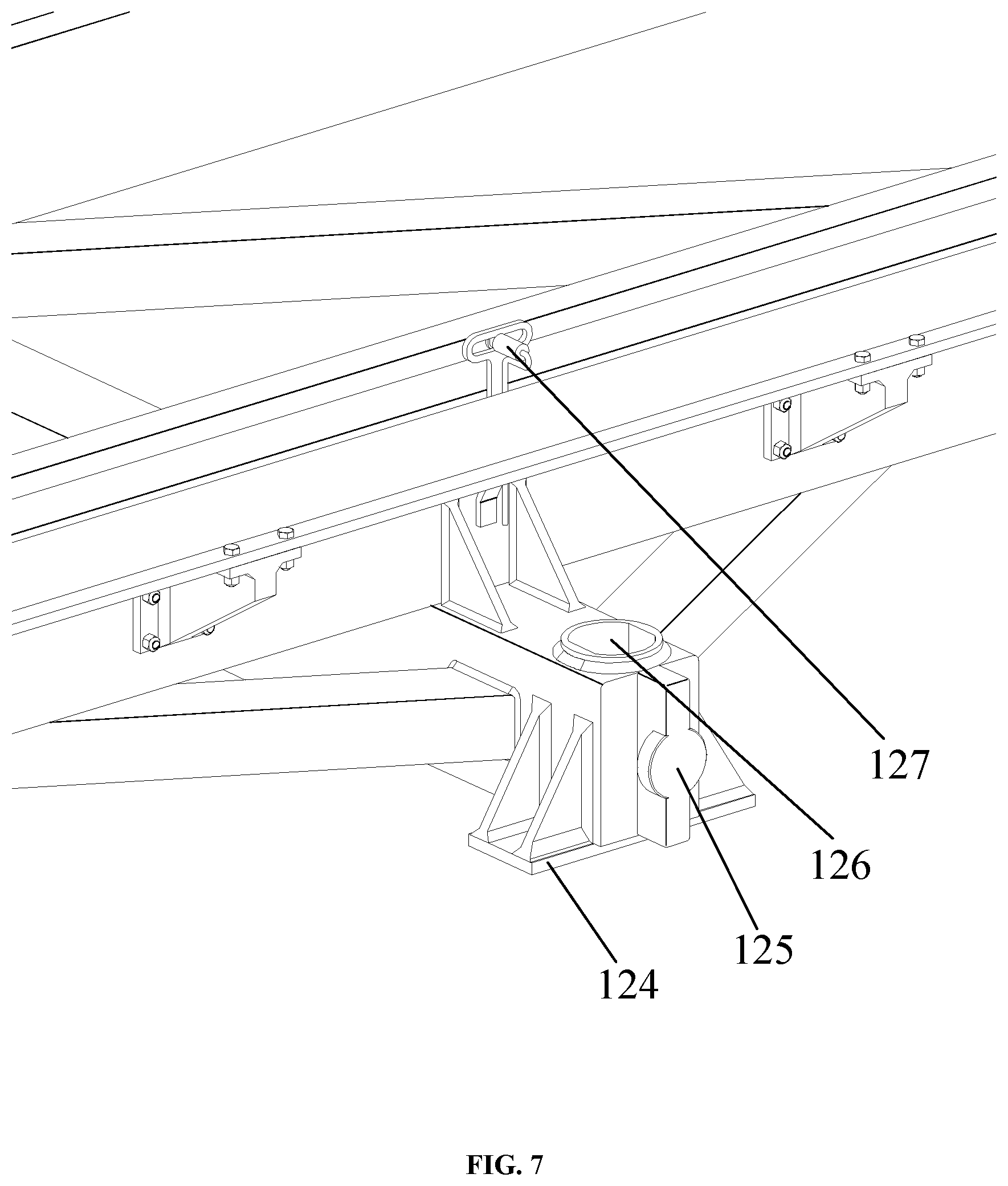 Patent US11772818 Figure 7 – Unmanned, rapid and circular transportation system for airport passengers and luggage