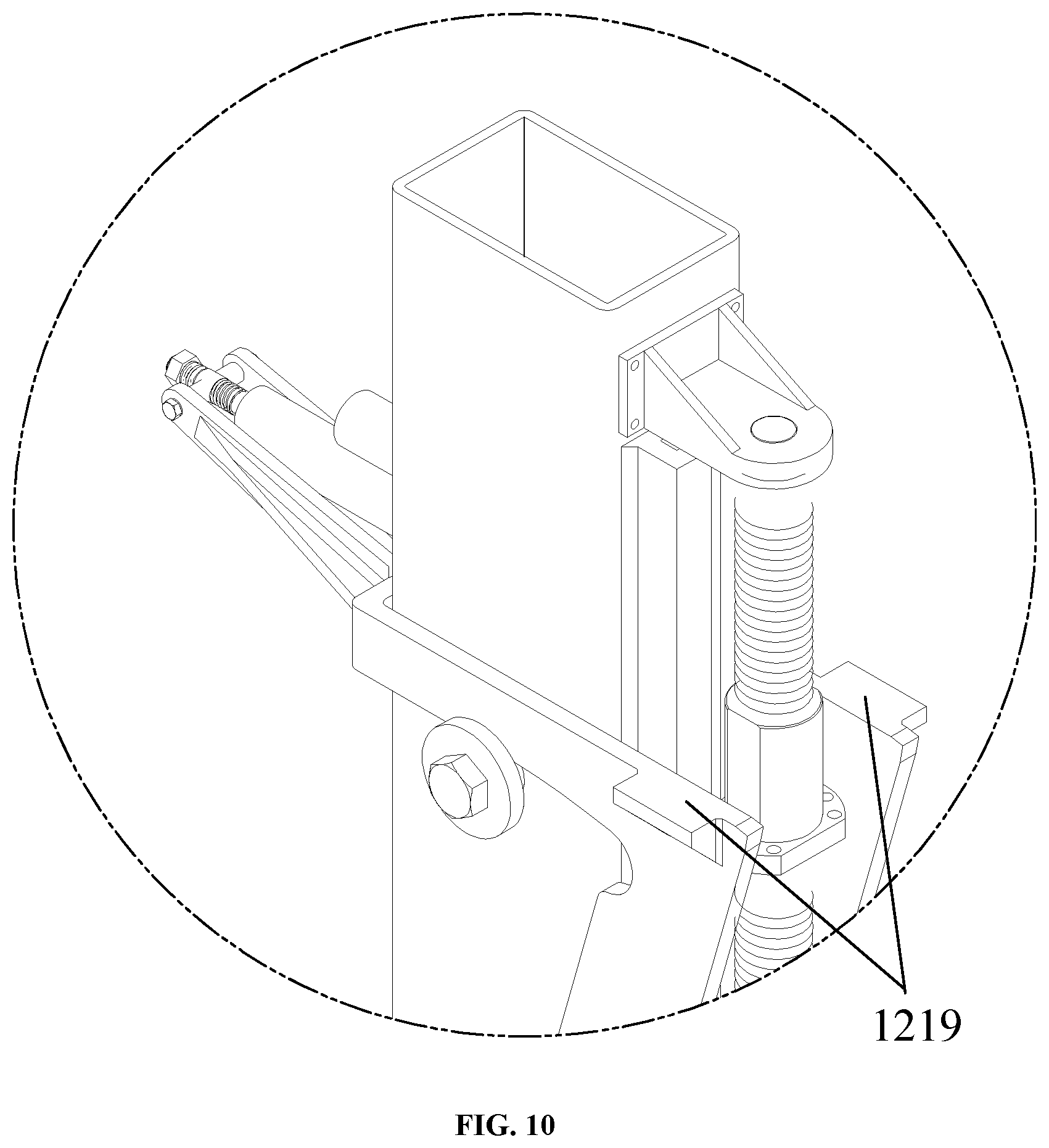 Patent US11772818 Figure 10 – Unmanned, rapid and circular transportation system for airport passengers and luggage