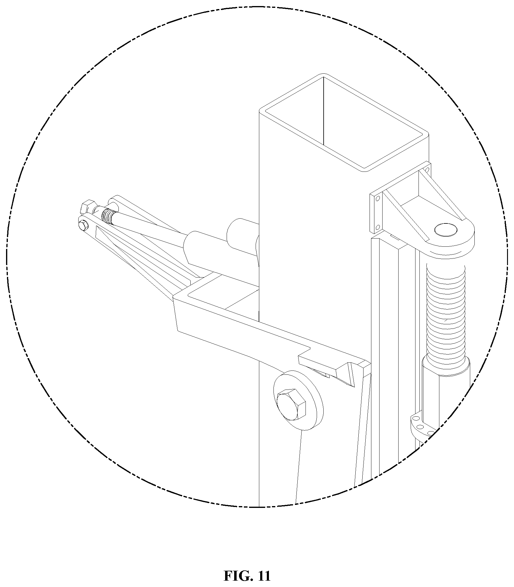 Patent US11772818 Figure 11 – Unmanned, rapid and circular transportation system for airport passengers and luggage