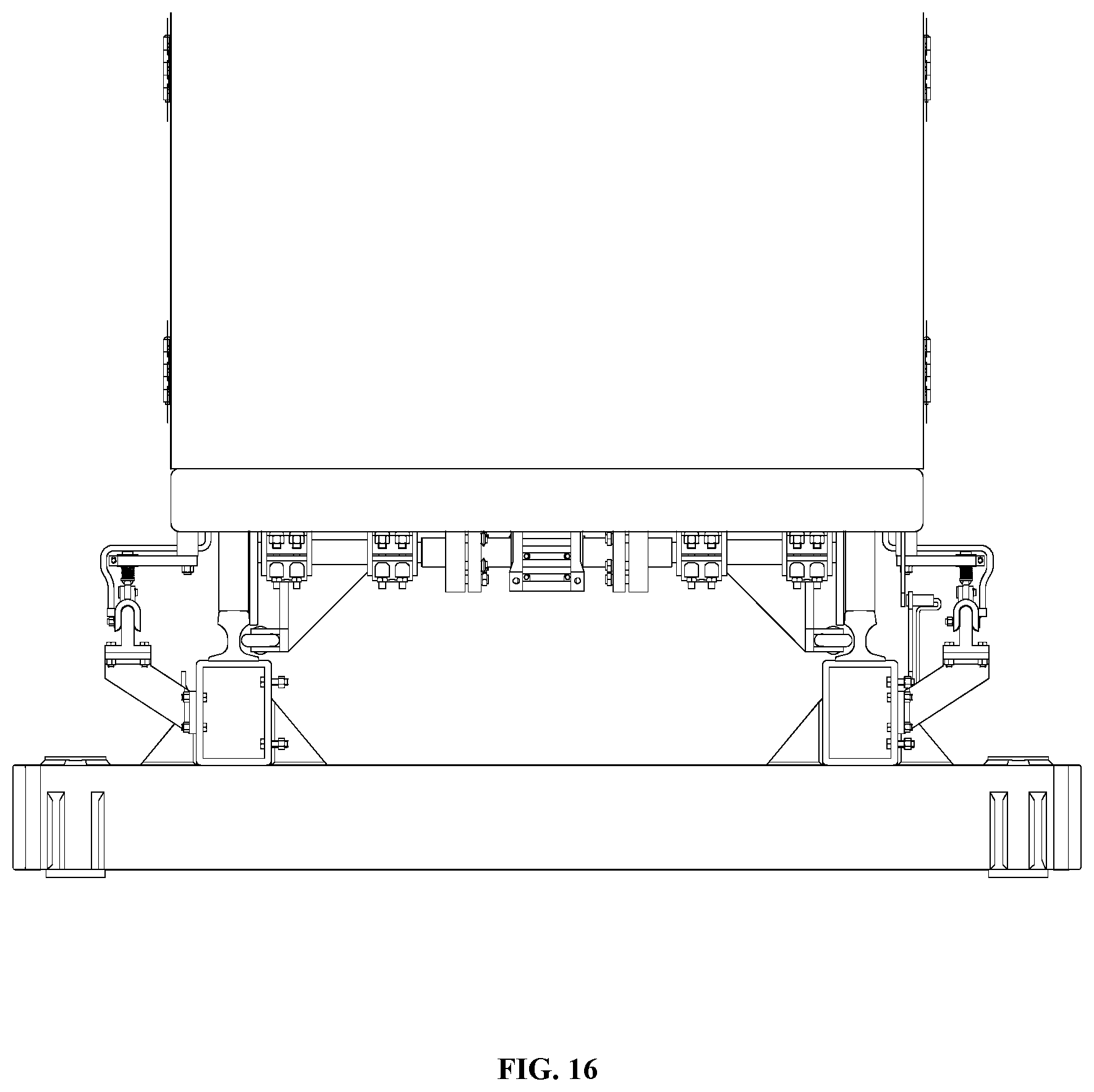 Patent US11772818 Figure 16 – Unmanned, rapid and circular transportation system for airport passengers and luggage