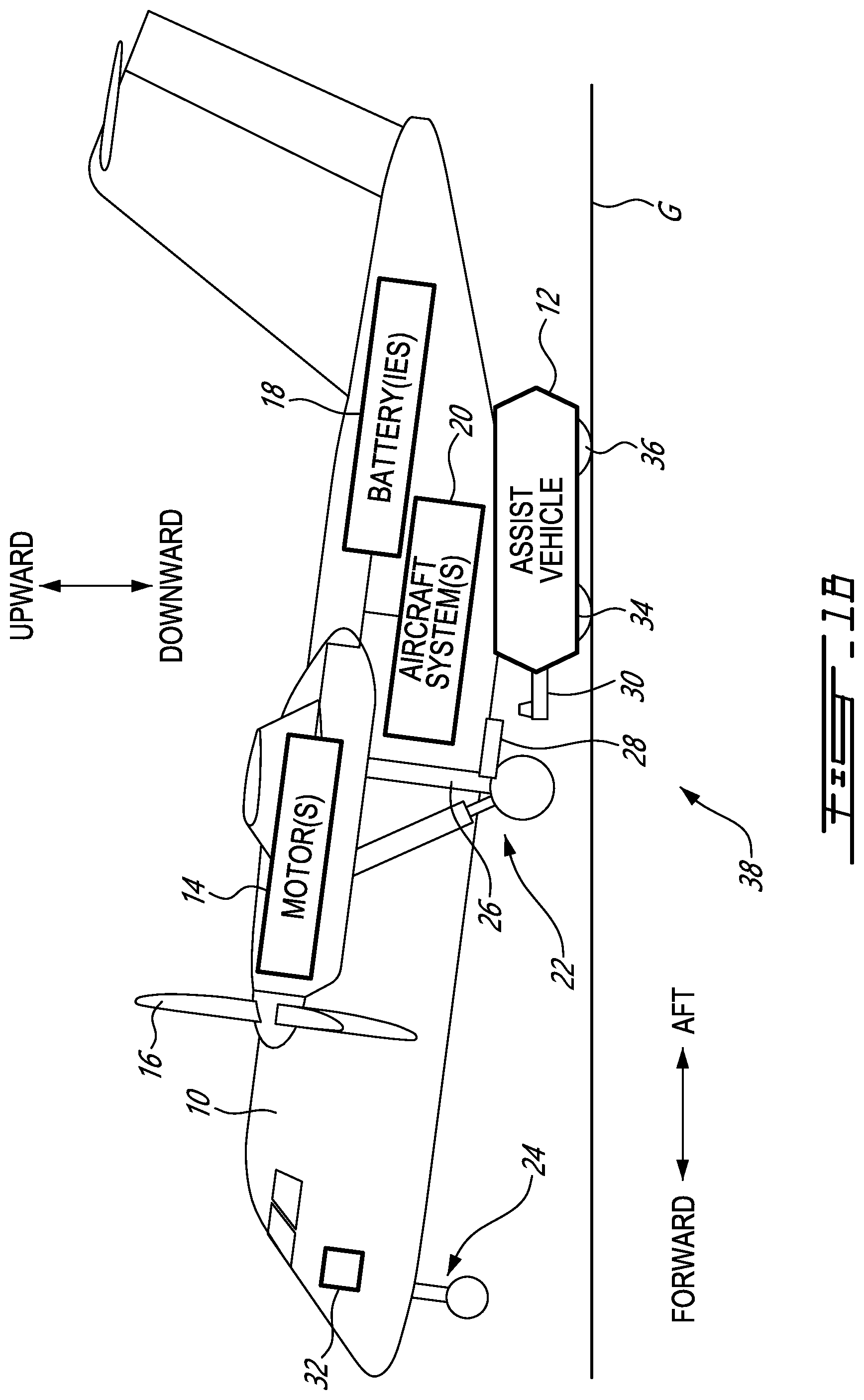 Patent US11772820 Figure 2 – Assist system and method for aircraft ground operation
