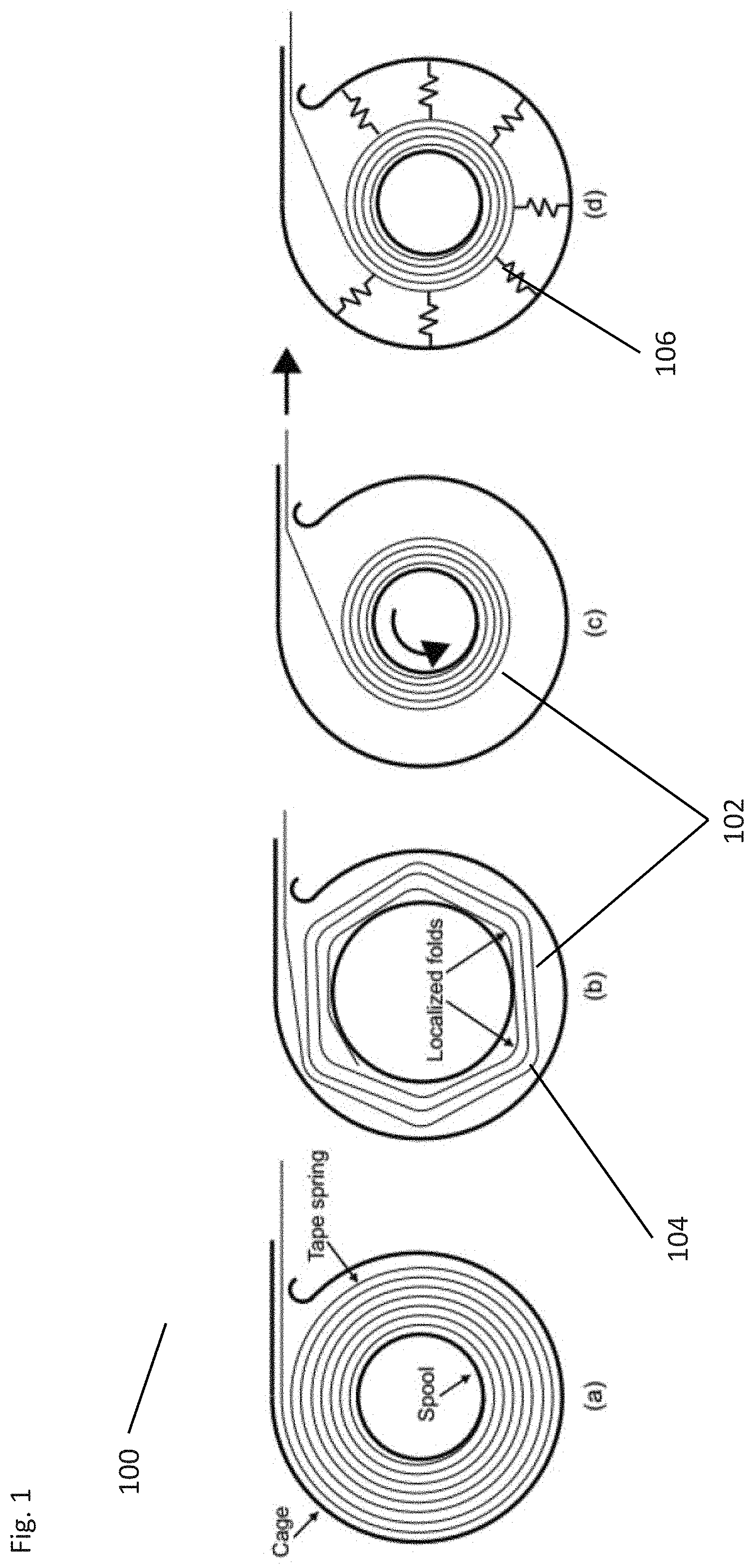 Patent US11772826 — Actively controlled spacecraft deployment mechanism — Figure 1