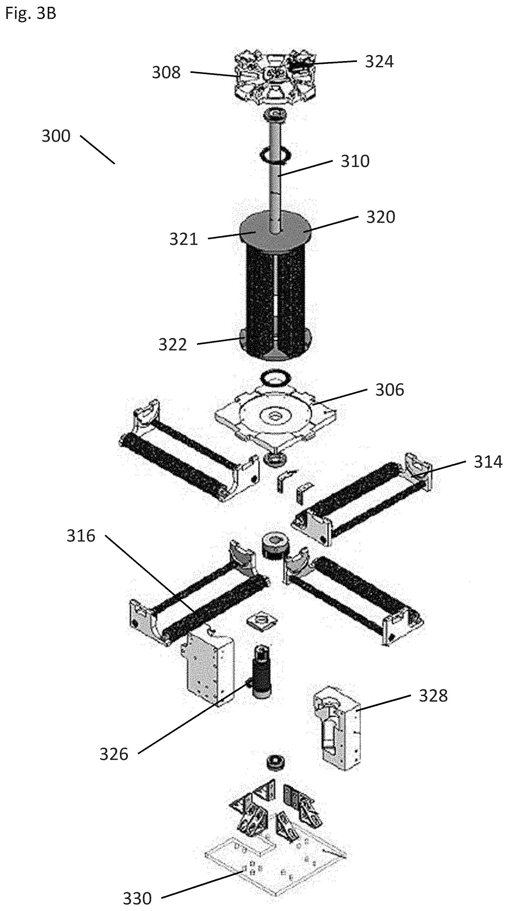 Patent US11772826 Figure 4 – Actively controlled spacecraft deployment mechanism