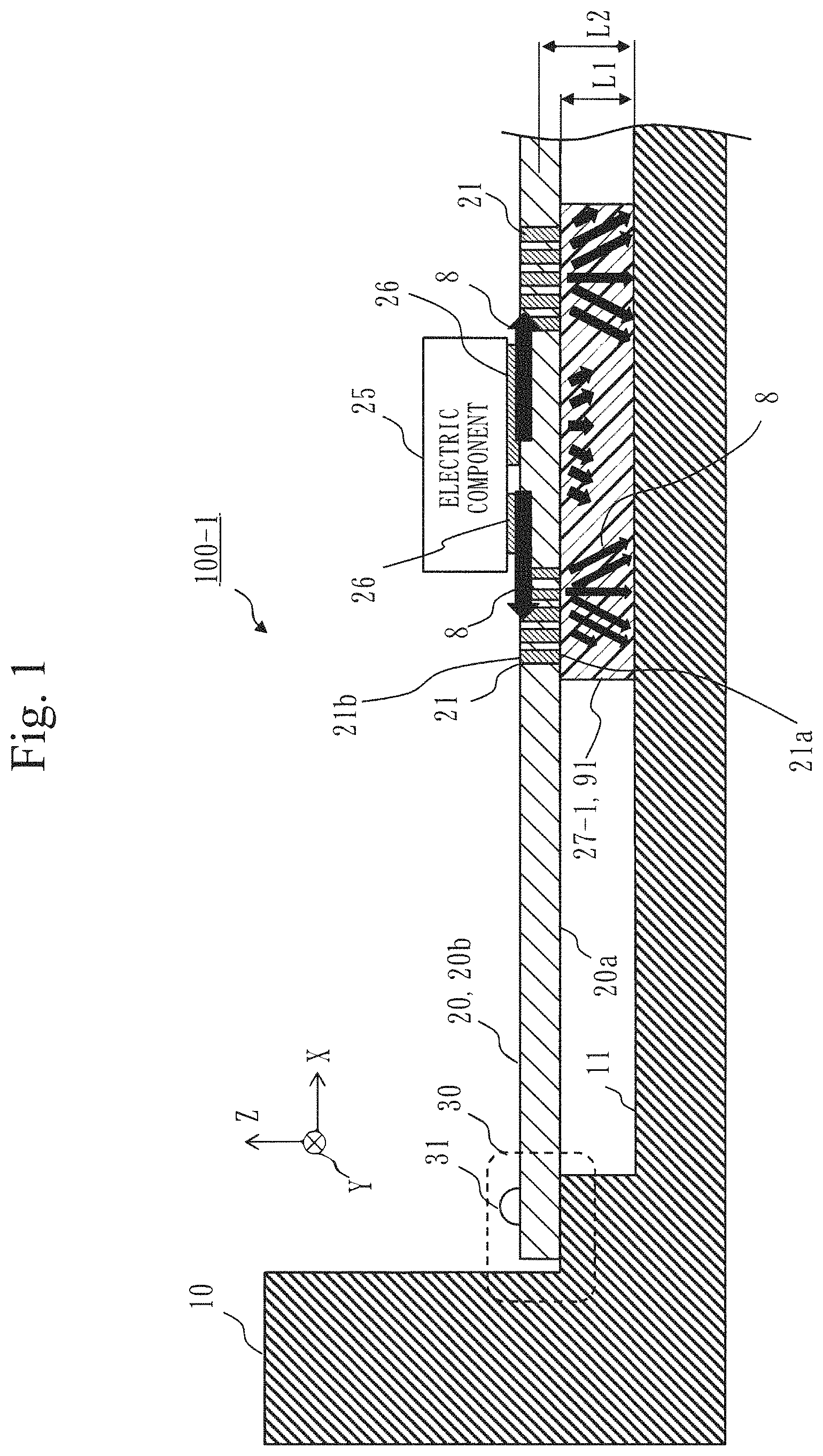 Patent US11772829 — Power supply device — Figure 1