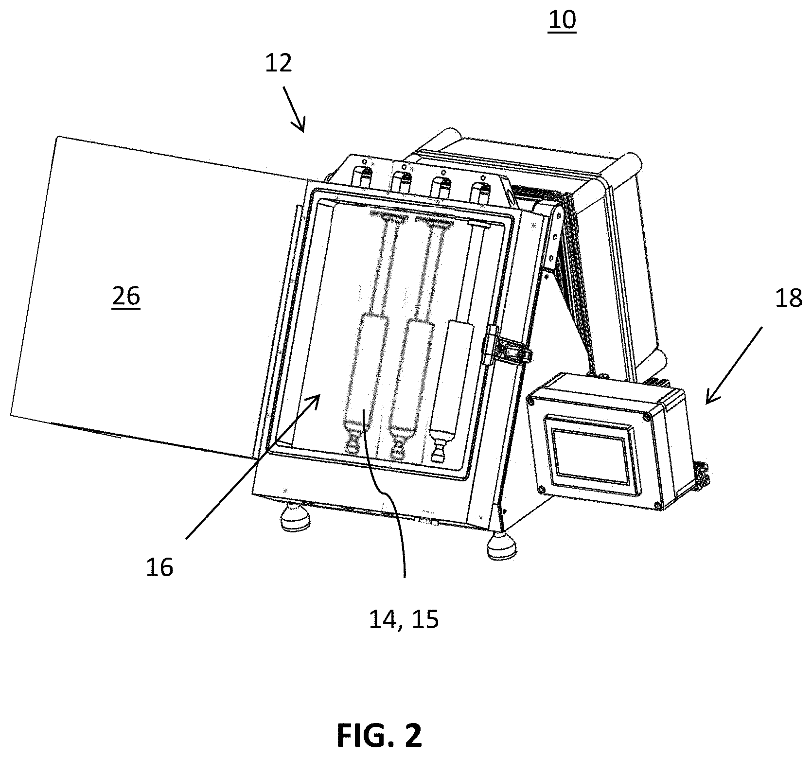 Patent US11772831 Figure 2 – Vacuum-controlled liquid delivery systems and methods for drawing liquid into containers