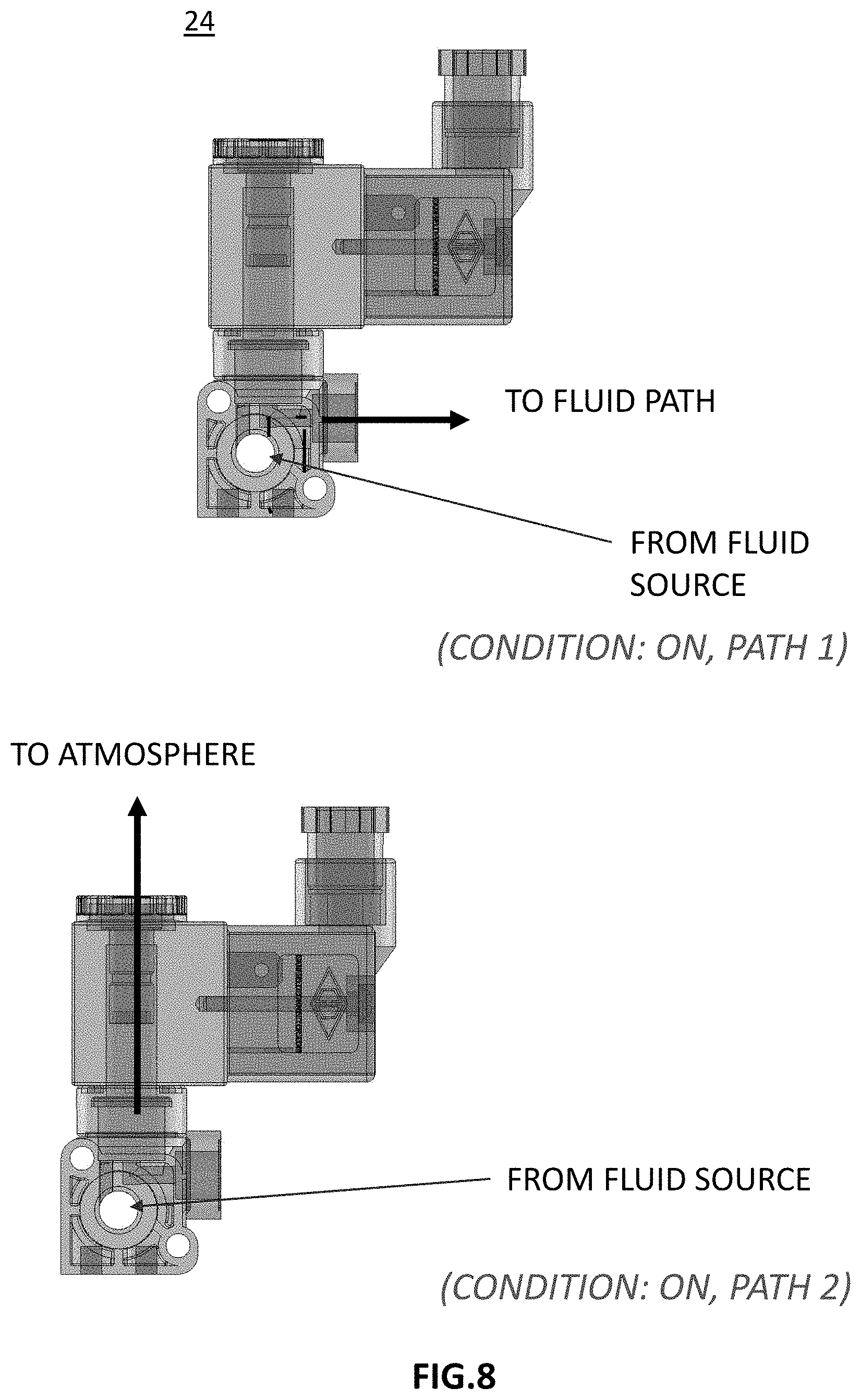 Patent US11772831 Figure 8 – Vacuum-controlled liquid delivery systems and methods for drawing liquid into containers